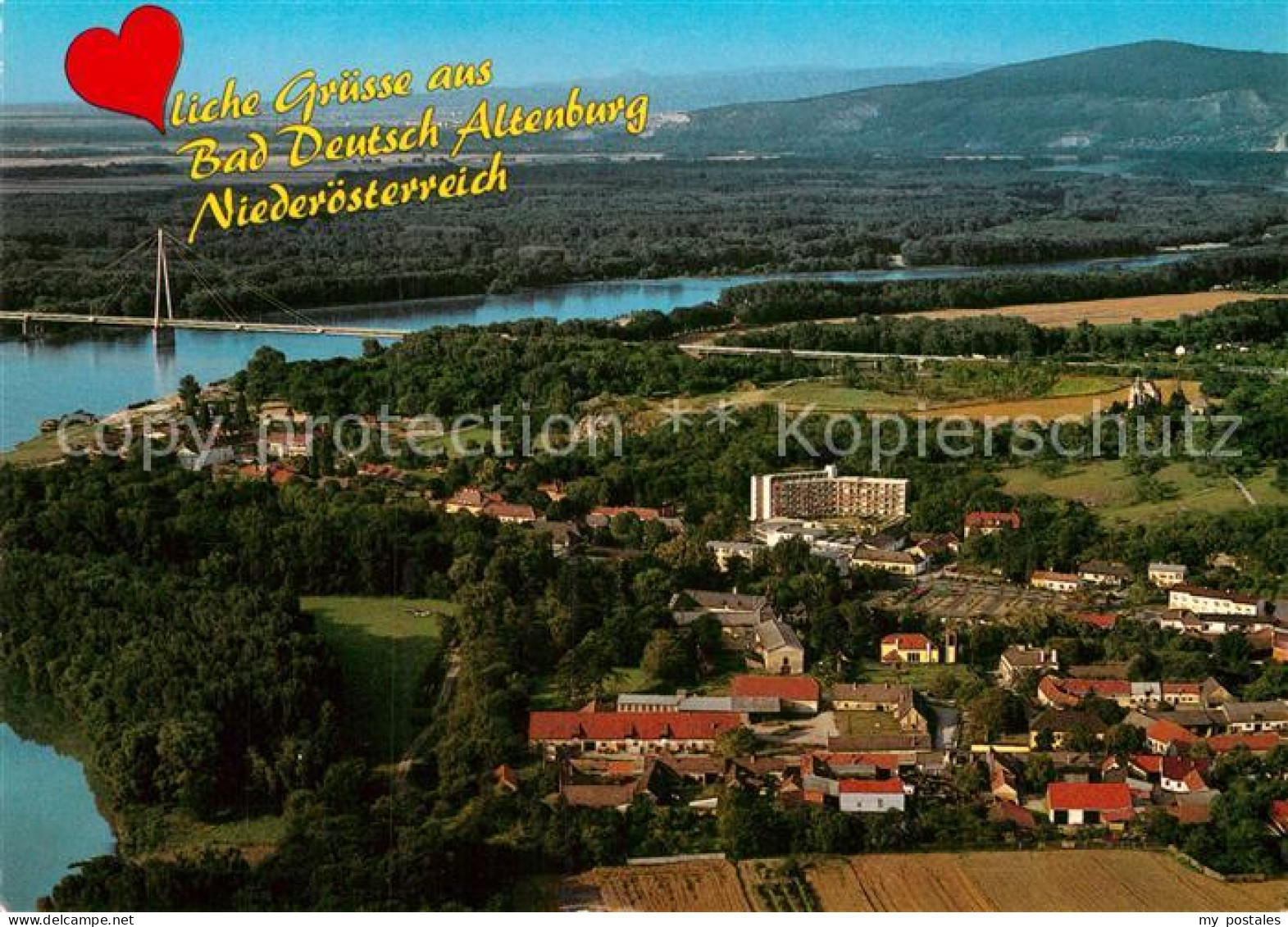 72925416 Bad Deutsch-Altenburg Kurort Im March Donauland Fliegeraufnahme Bad Deu - Sonstige & Ohne Zuordnung