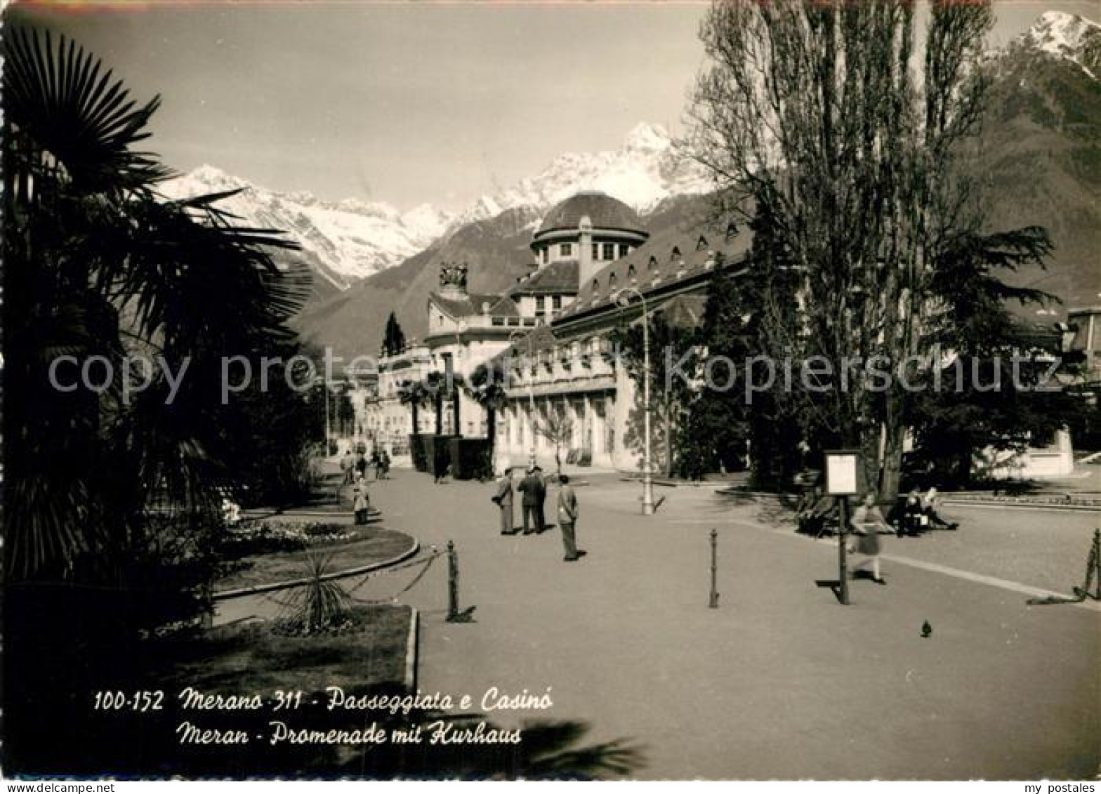 72925415 Meran Merano Passeggiata E Casino Promenade Kurhaus Texelgruppe Merano - Otros & Sin Clasificación