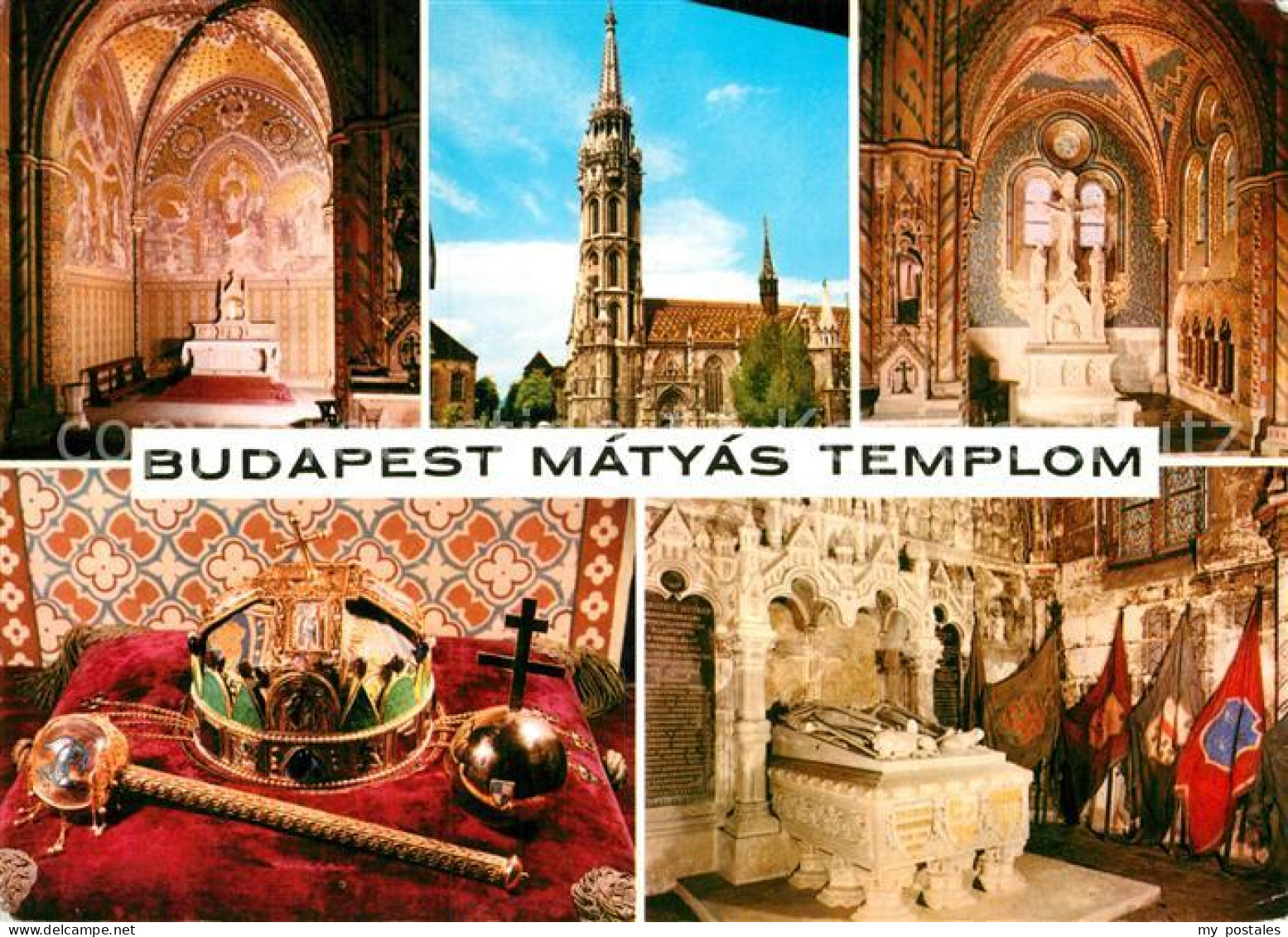 72925390 Budapest Matyas Templom Matthiaskirche Innenansichten Reliquien Grabsta - Hongrie