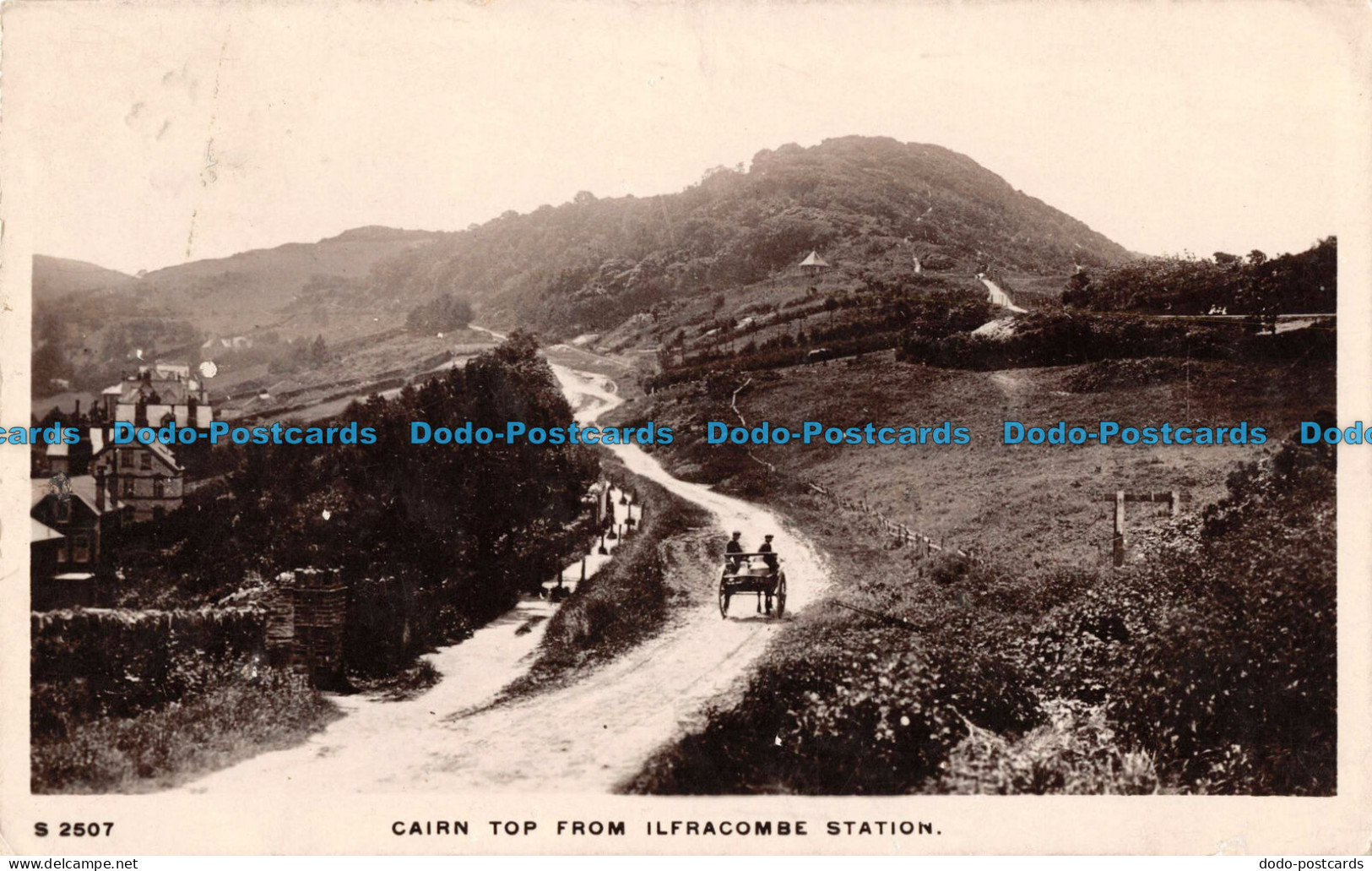 R088691 Cairn Top From Ilfracombe Station. Kingsway Real Photo Series. 1910 - World