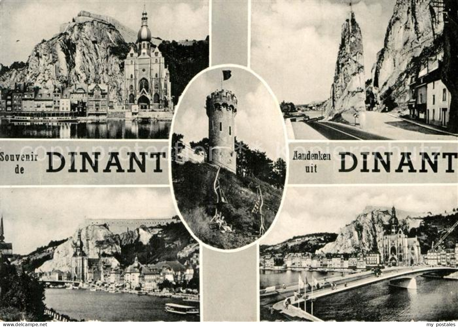 72925361 Dinant Wallonie Basilika Festung Aussichtsturm Maas Bruecke Dinant - Dinant