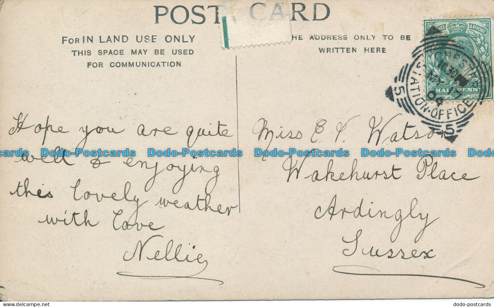 R088267 Old Postcard. Church. 1904 - World