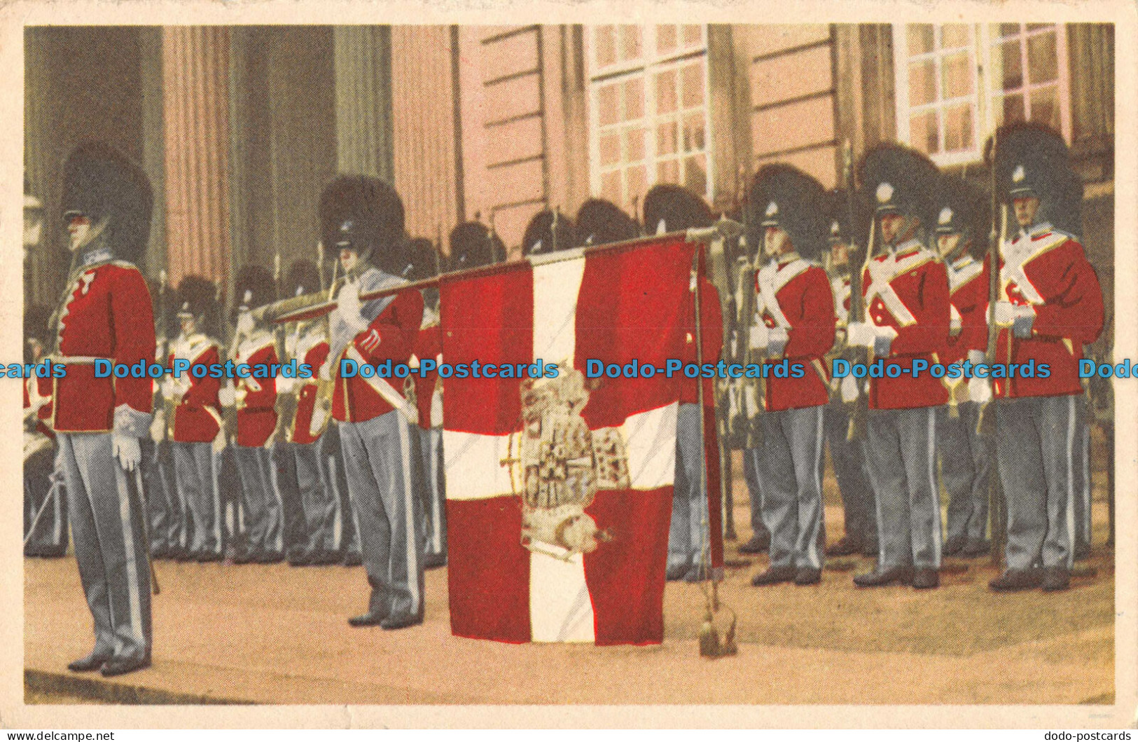 R088696 Vagtparaden. Copenhagen. The Parade Of The Soldiers On Amalienborg. Bill - World