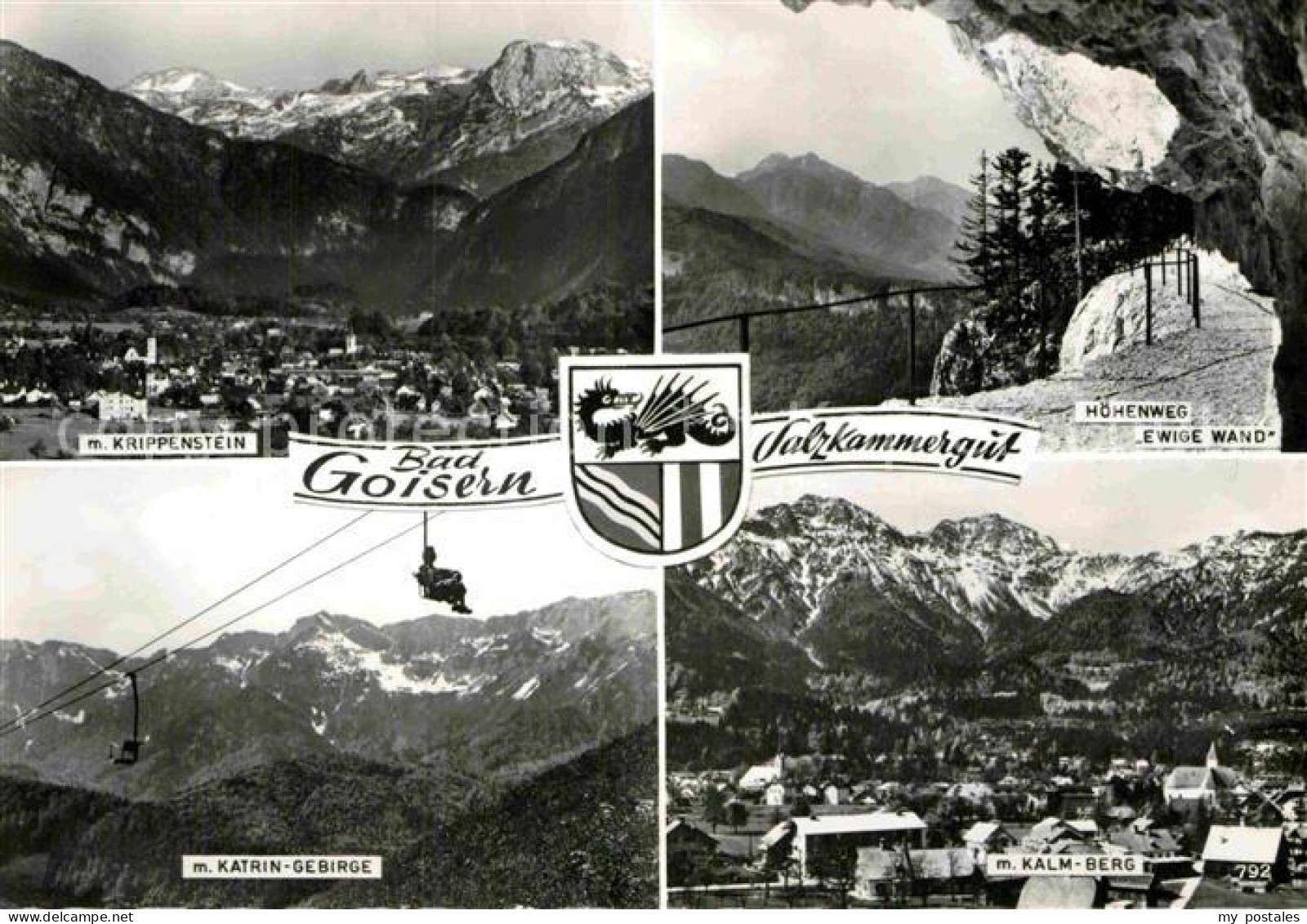 72925138 Bad Goisern Salzkammergut Krippenstein Hoehenweg Ewige Wand Katrin Gebi - Andere & Zonder Classificatie