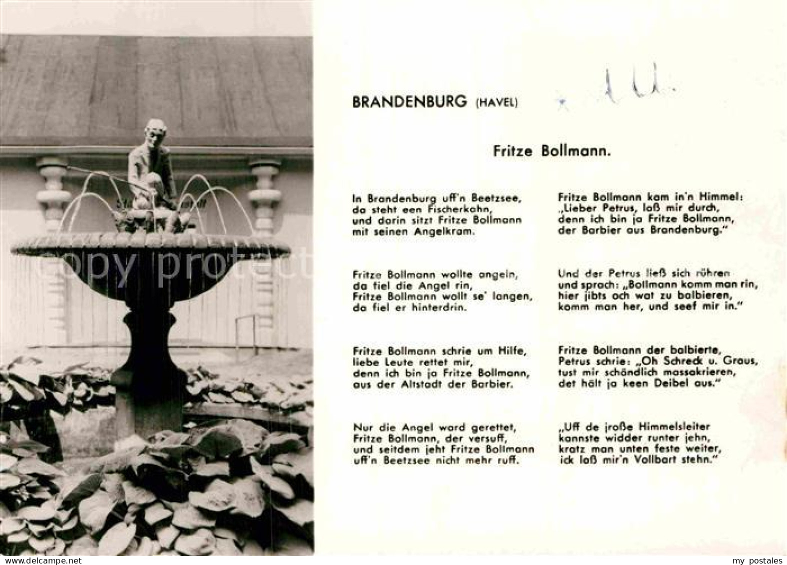72925097 Brandenburg Havel Fritze Bollmann Brunnen Brandenburg - Brandenburg