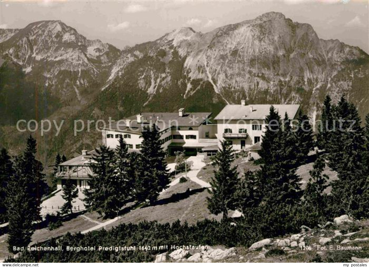 72925073 Bad Reichenhall Berghotel Predigtstuhl Mit Hochstaufen Bad Reichenhall - Bad Reichenhall