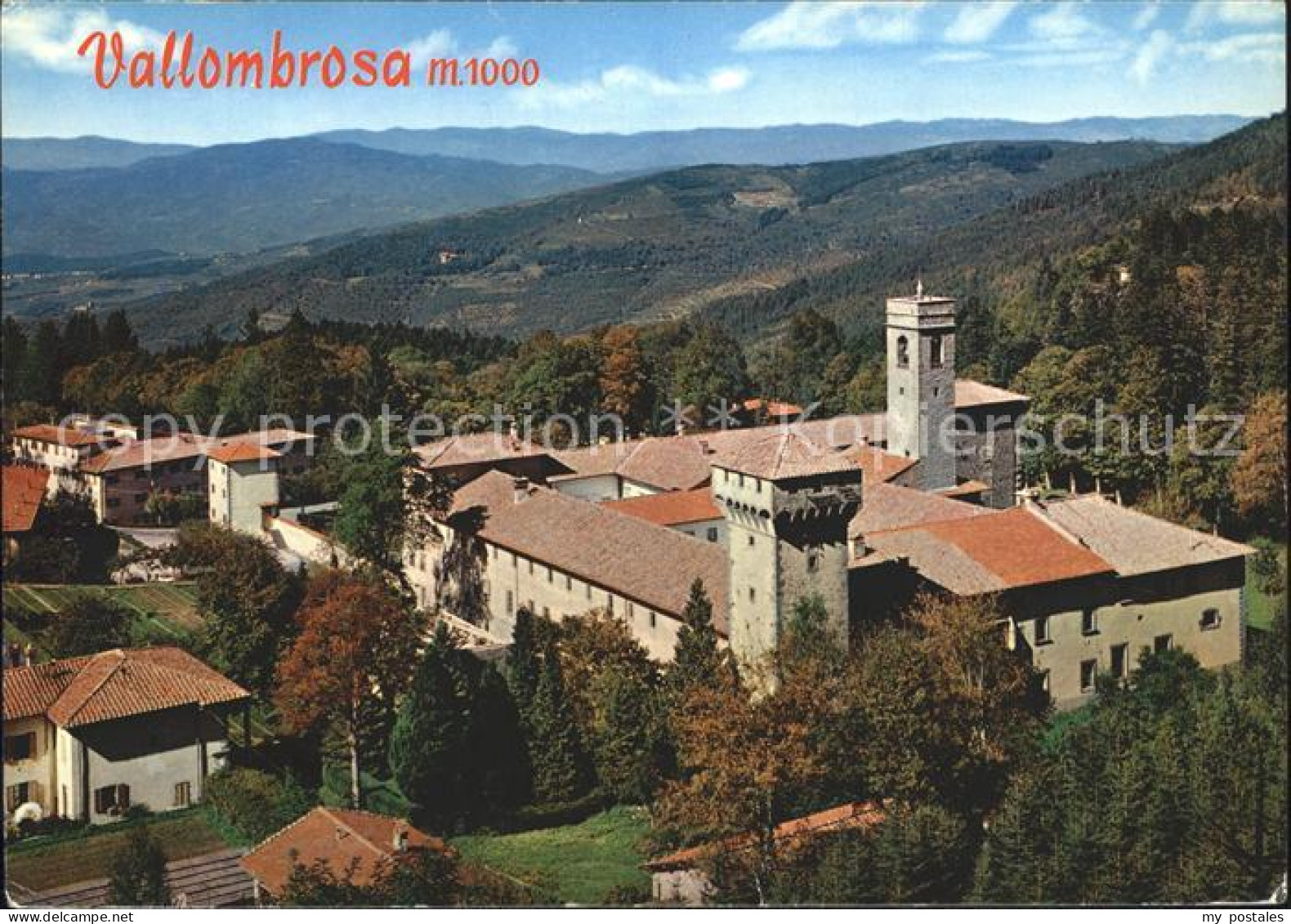 72923247 Vallombrosa Abbazia Vista Dal Faggio Santo Kloster Abtei Vallombrosa - Other & Unclassified