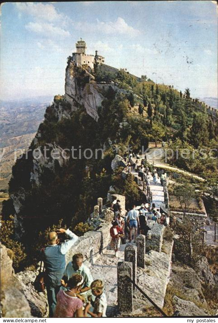 72923243 San Marino San Marino Seconda Torre Monte Titano Festung San Marino San - Saint-Marin