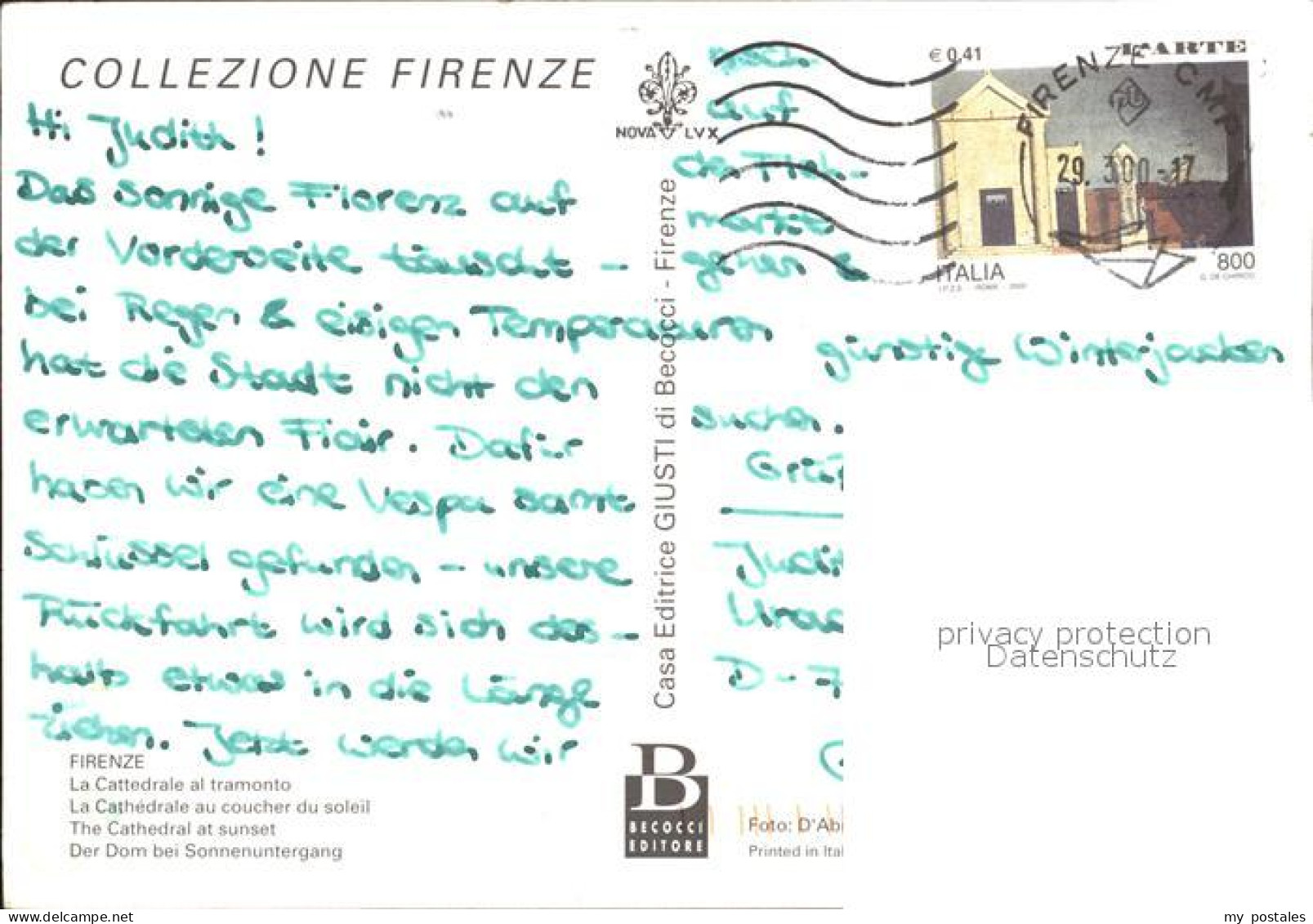 72923197 Firenze Florenz Kathedrale Santa Maria Del Fiore  - Other & Unclassified