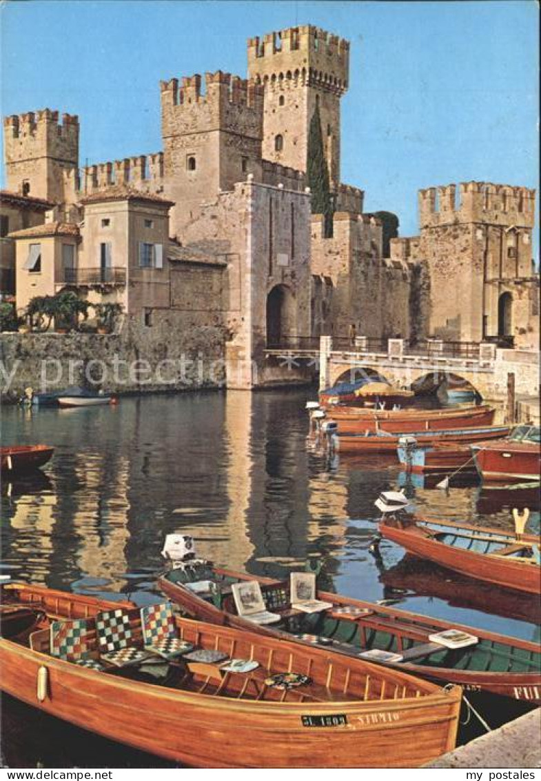 72923185 Sirmione Lago Di Garda Castello Scaligero Schloss Sirmione Lago Di Gard - Andere & Zonder Classificatie