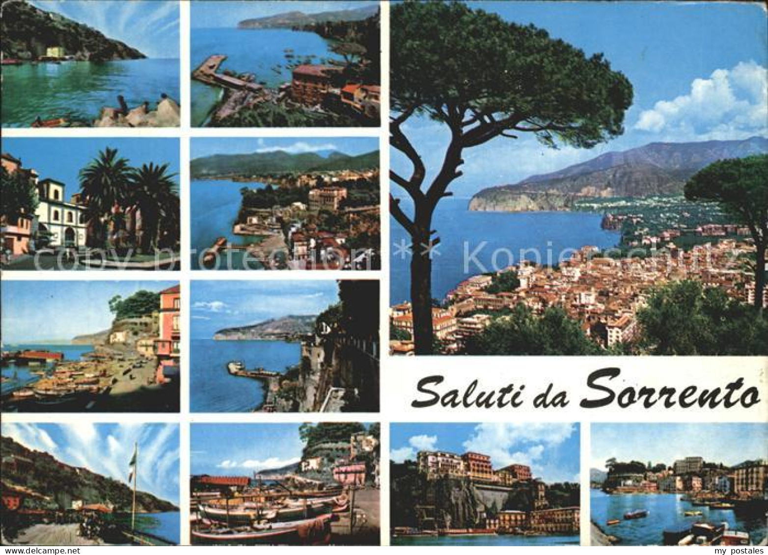 72923155 Sorrento Campania Teilansichten Kueste Hafen Sorrento - Andere & Zonder Classificatie