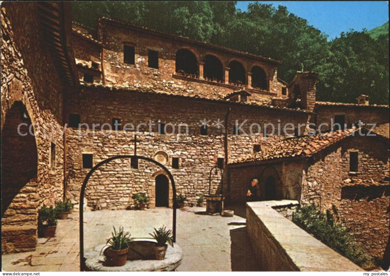 72923152 Assisi Umbria Eremo Delle Carceri Chiostro Einsiedelei Kloster Klosterh - Andere & Zonder Classificatie