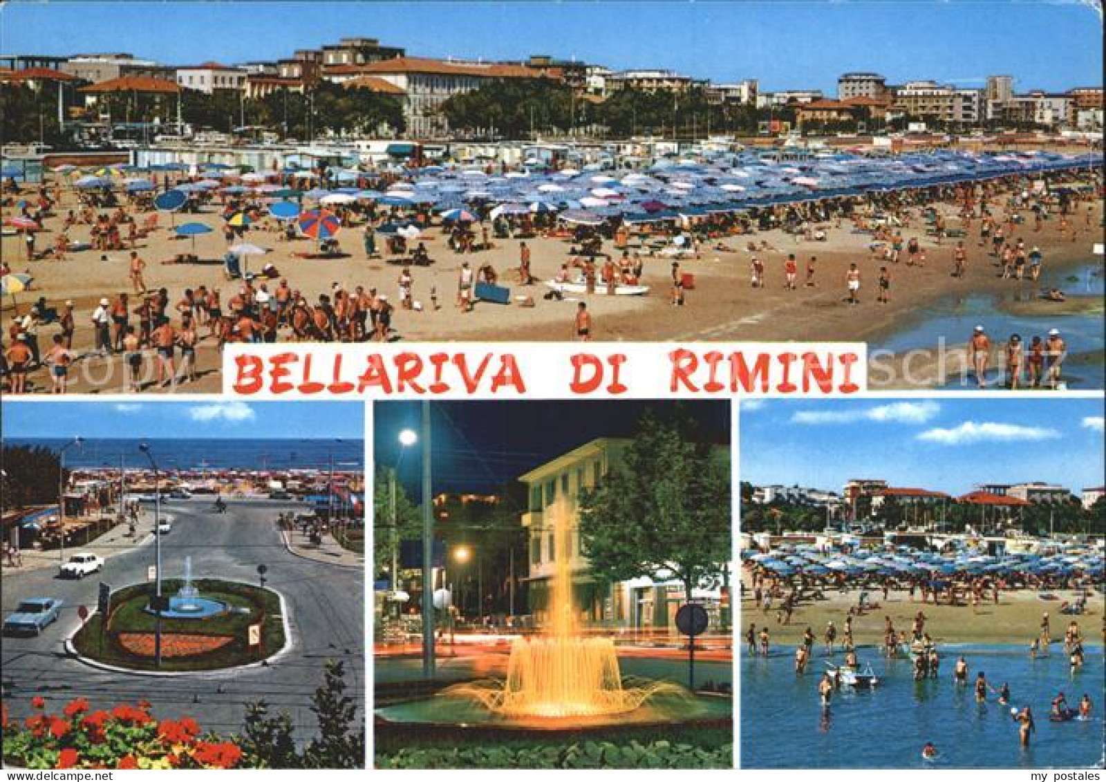 72923136 Bellariva Di Rimini  Spiaggia Strand Brunnen Bellariva Di Rimini  - Autres & Non Classés