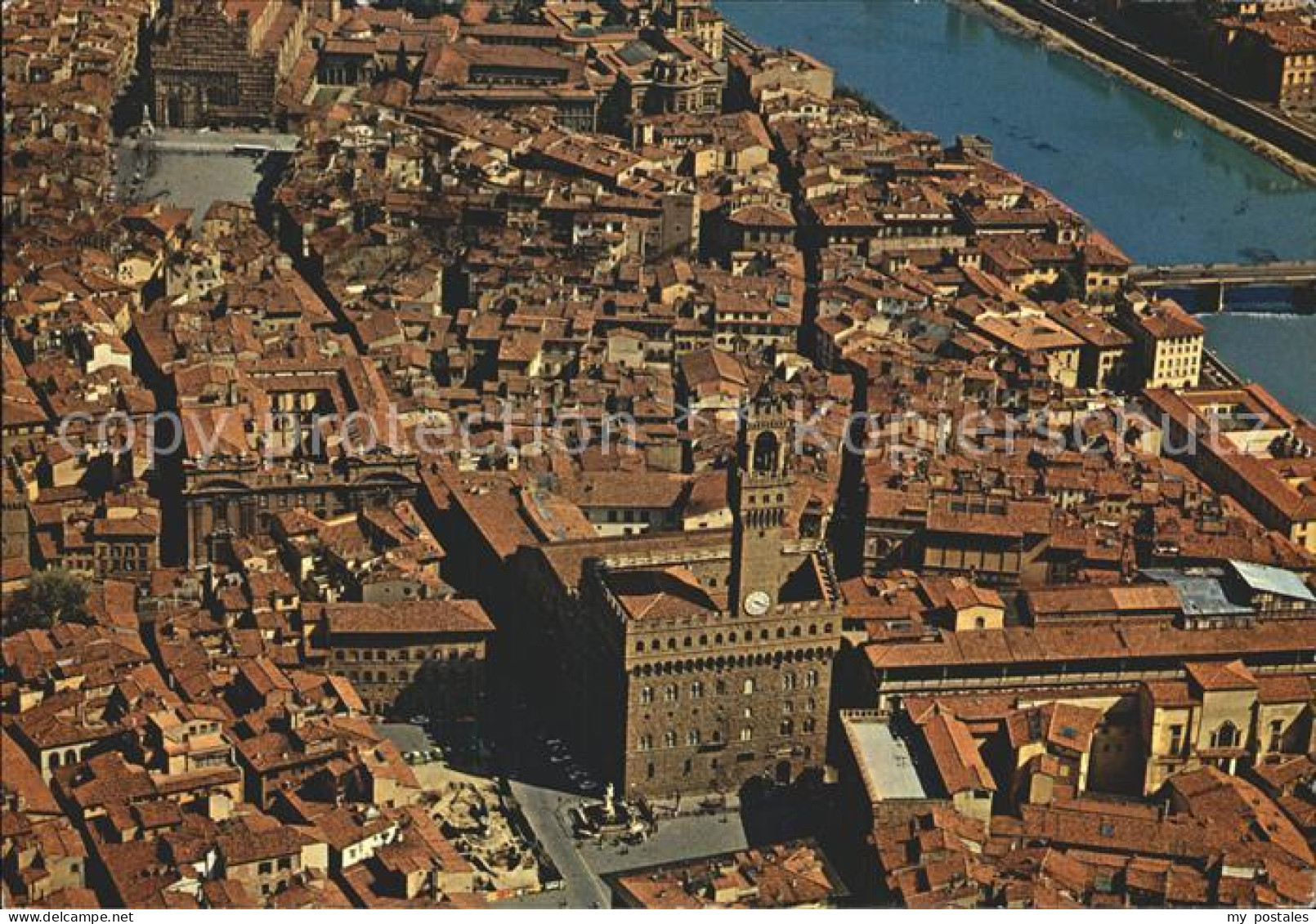 72923129 Firenze Florenz Zentrum Fliegeraufnahme  - Altri & Non Classificati