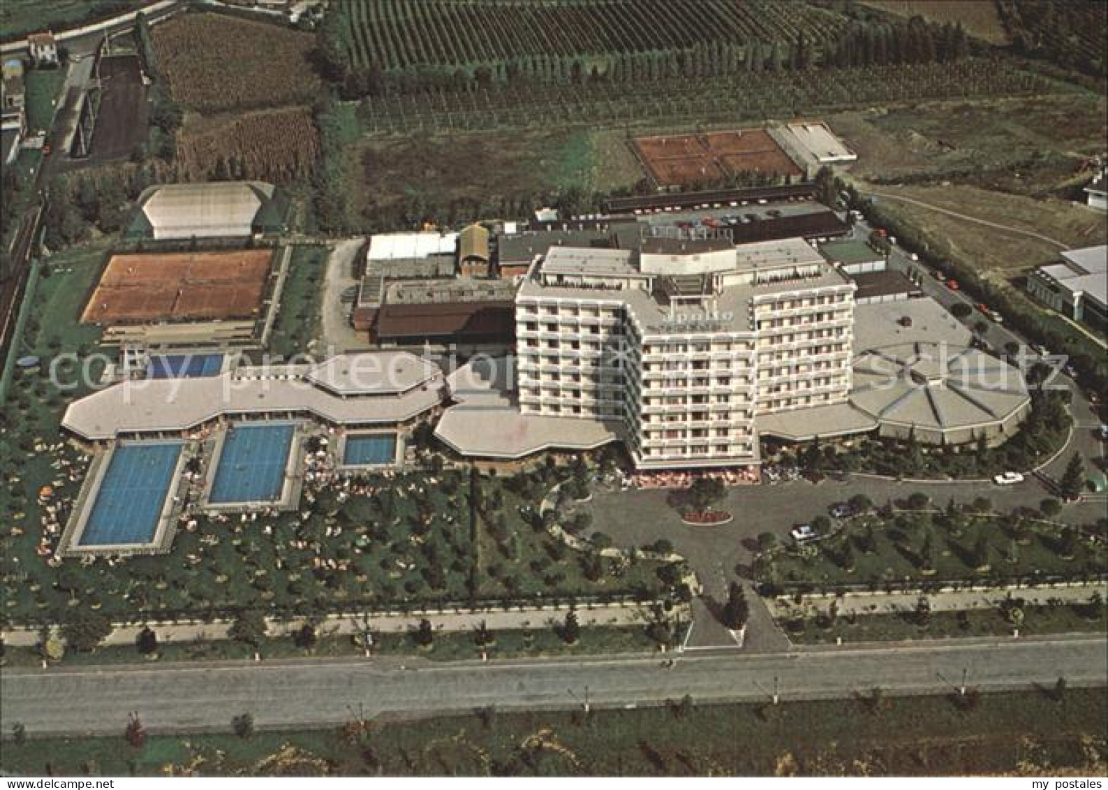 72923060 Montegrotto Terme Fliegeraufnahme Hotel Apollo Terme Firenze - Other & Unclassified