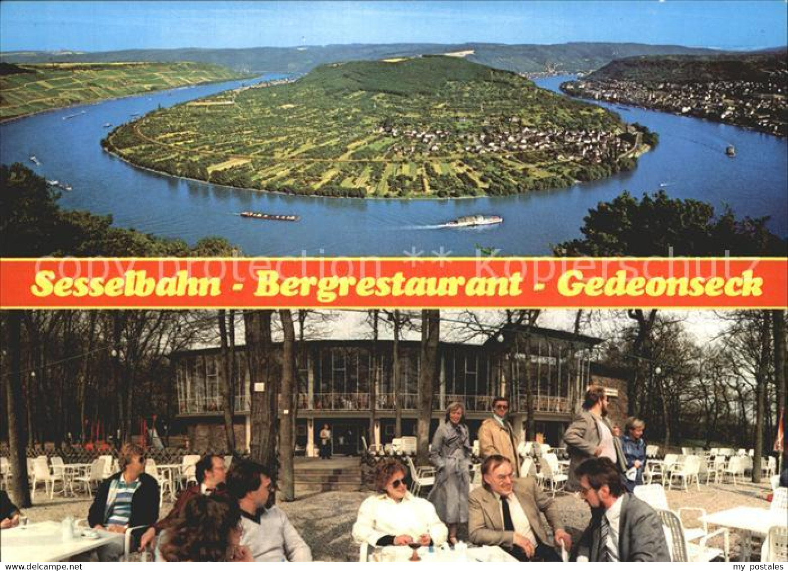 72922932 Boppard Rhein Sesselbahn Bergrestaurant Gedeonseck  Boppard - Boppard