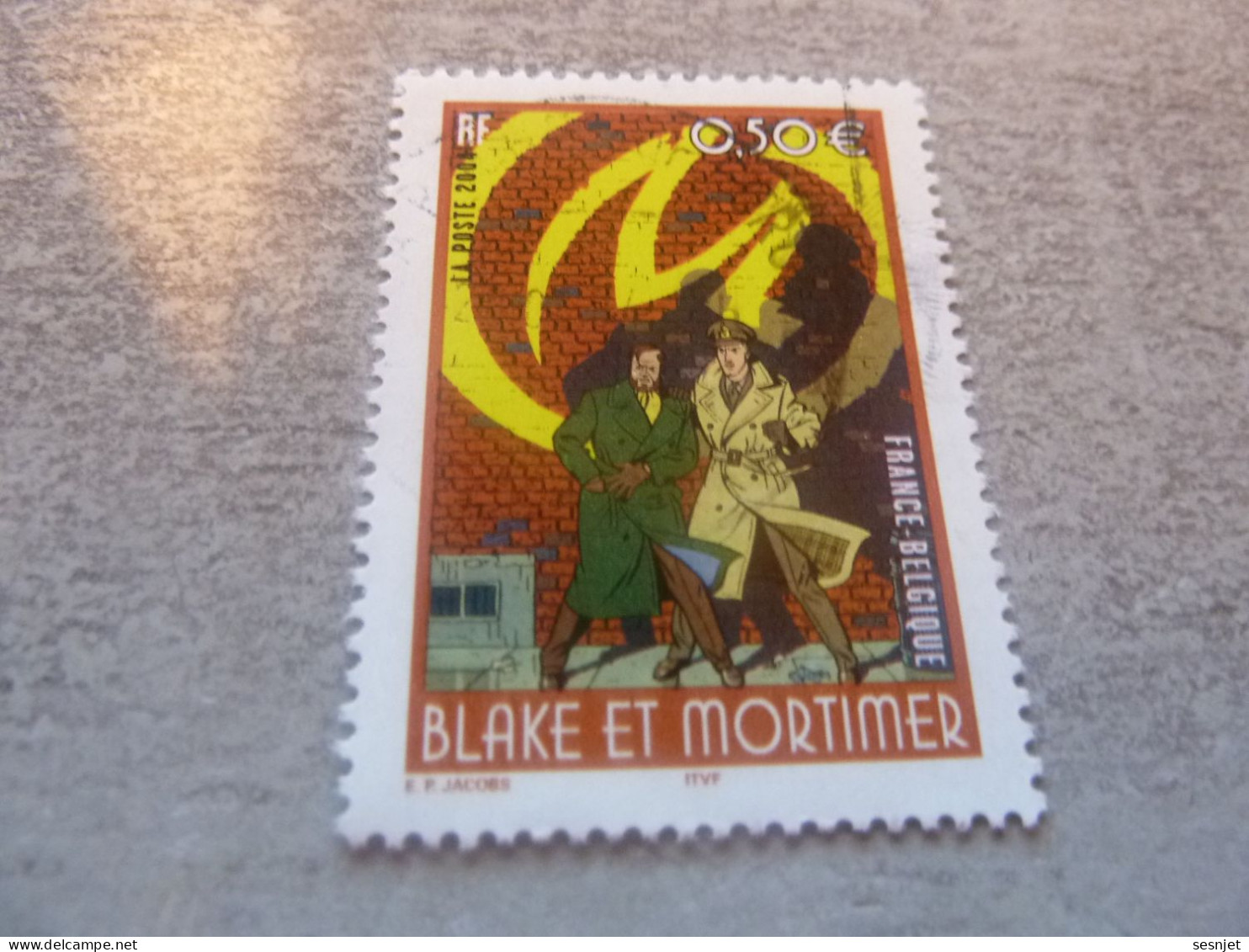 Edgar-Pierre Jacobs (1904-1987) - Blake Et Mortimer - 0.50 € - Yt 3669 - Multicolore - Oblitéré - Année 2004 - - Usati