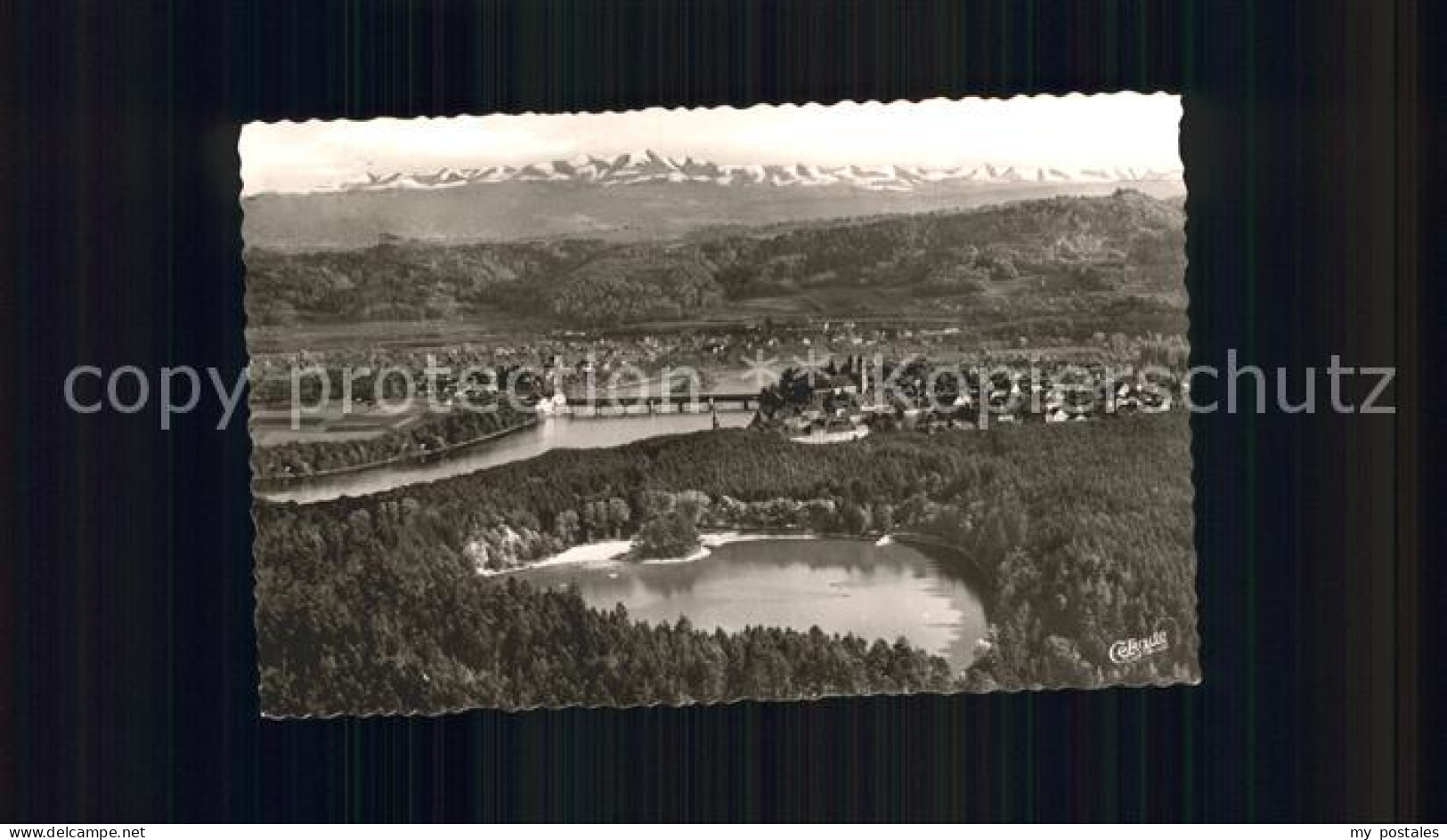 72922901 Bad Saeckingen Fliegeraufnahme Bergsee Rhein Alpen Bad Saeckingen - Bad Säckingen