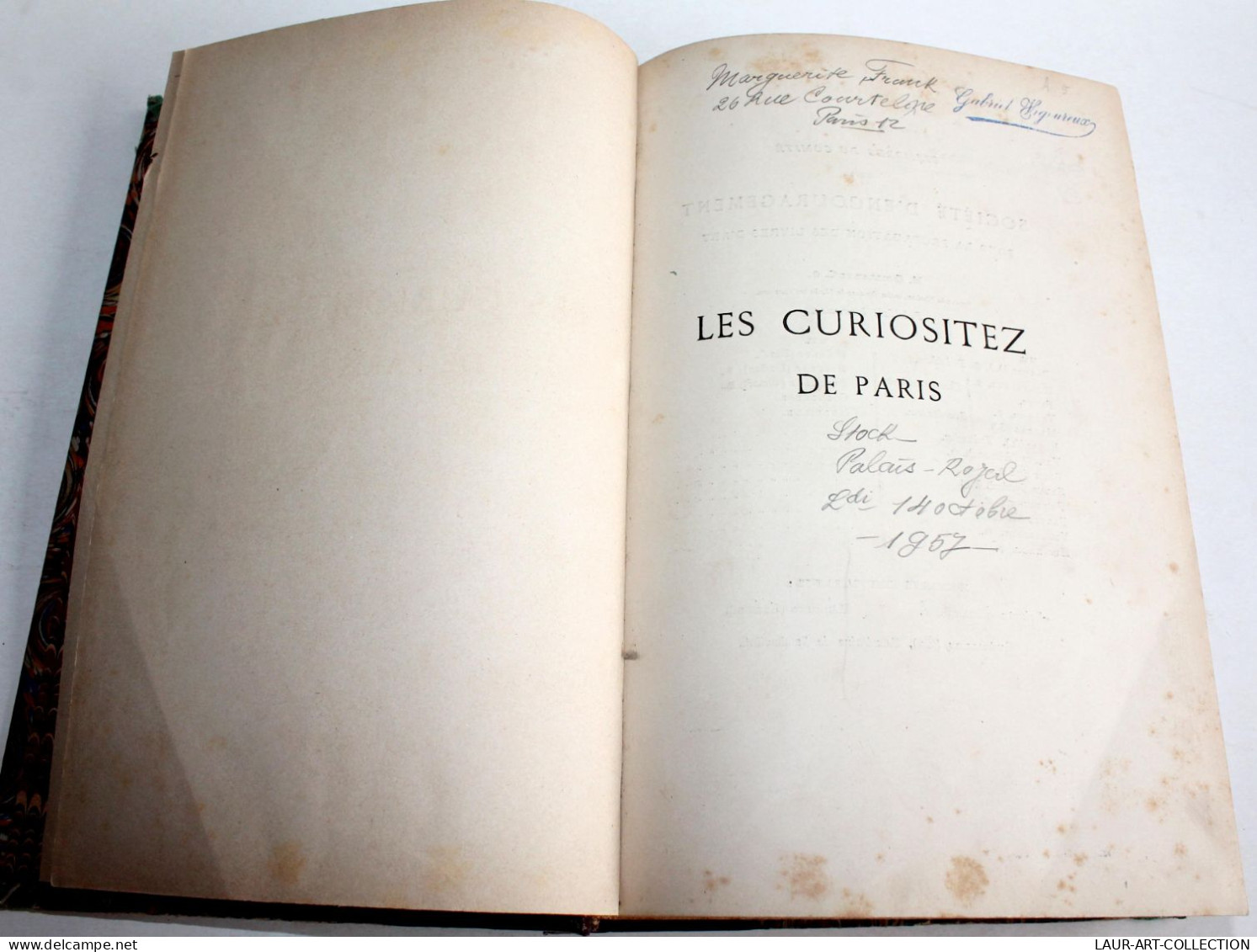 LES CURIOSITEZ DE PARIS 1883 REIMPRIMEES DE L'EDITION ORIGINALE DE 1716 HISTOIRE / ANCIEN LIVRE ART XIXe (2603.158) - Geschichte