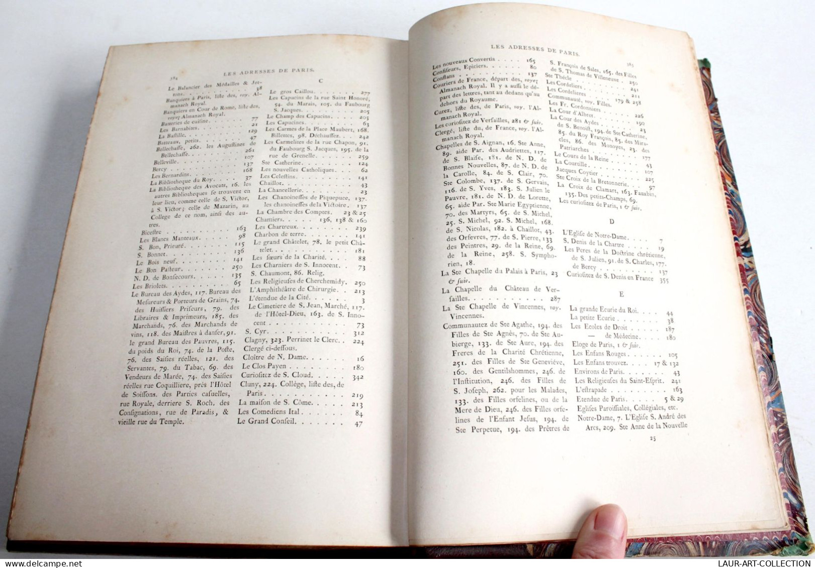 LES CURIOSITEZ DE PARIS 1883 REIMPRIMEES DE L'EDITION ORIGINALE DE 1716 HISTOIRE / ANCIEN LIVRE ART XIXe (2603.158)