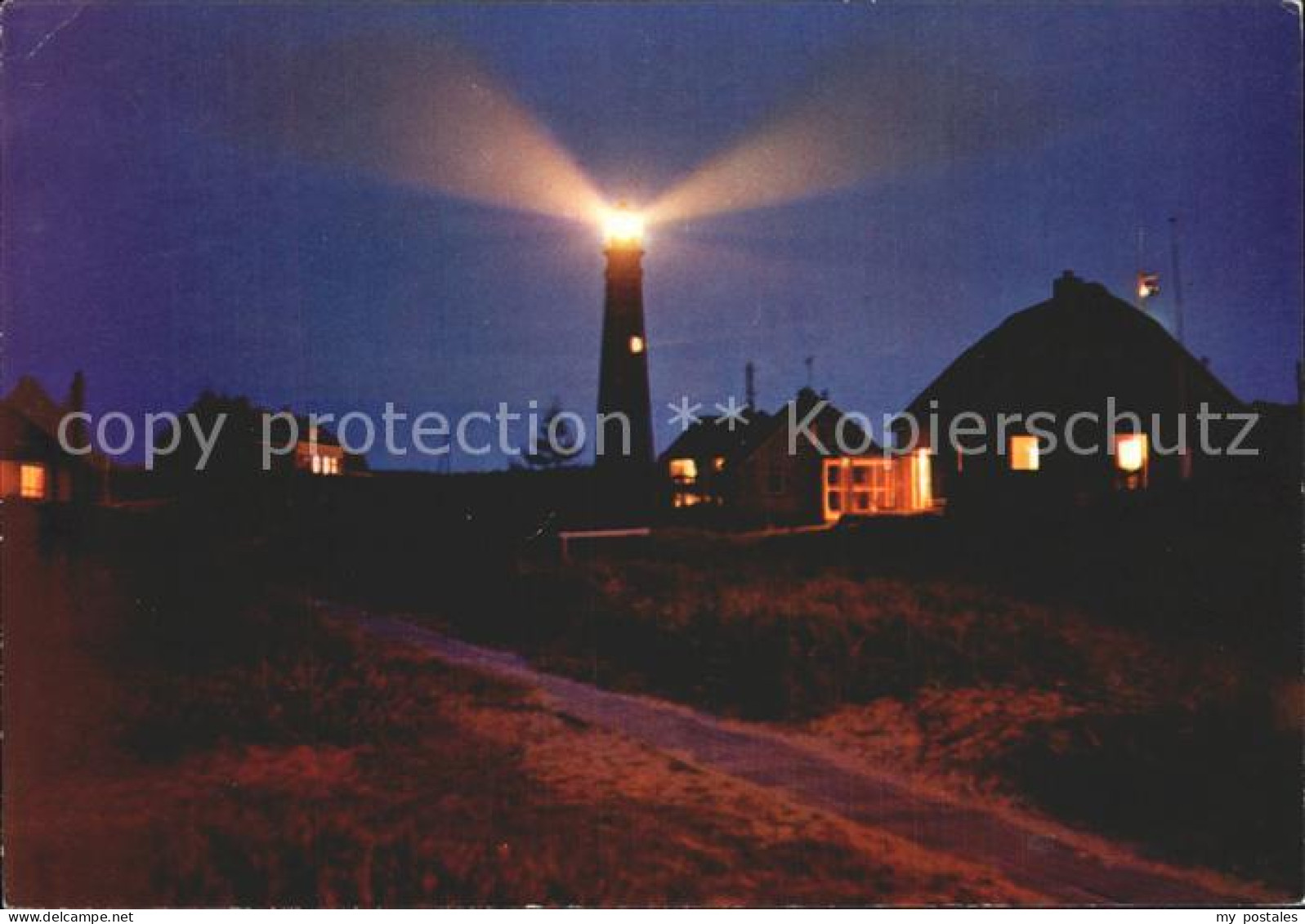 72922747 Schiermonnikoog Leuchtturm Bei Nacht Schiermonnikoog - Autres & Non Classés