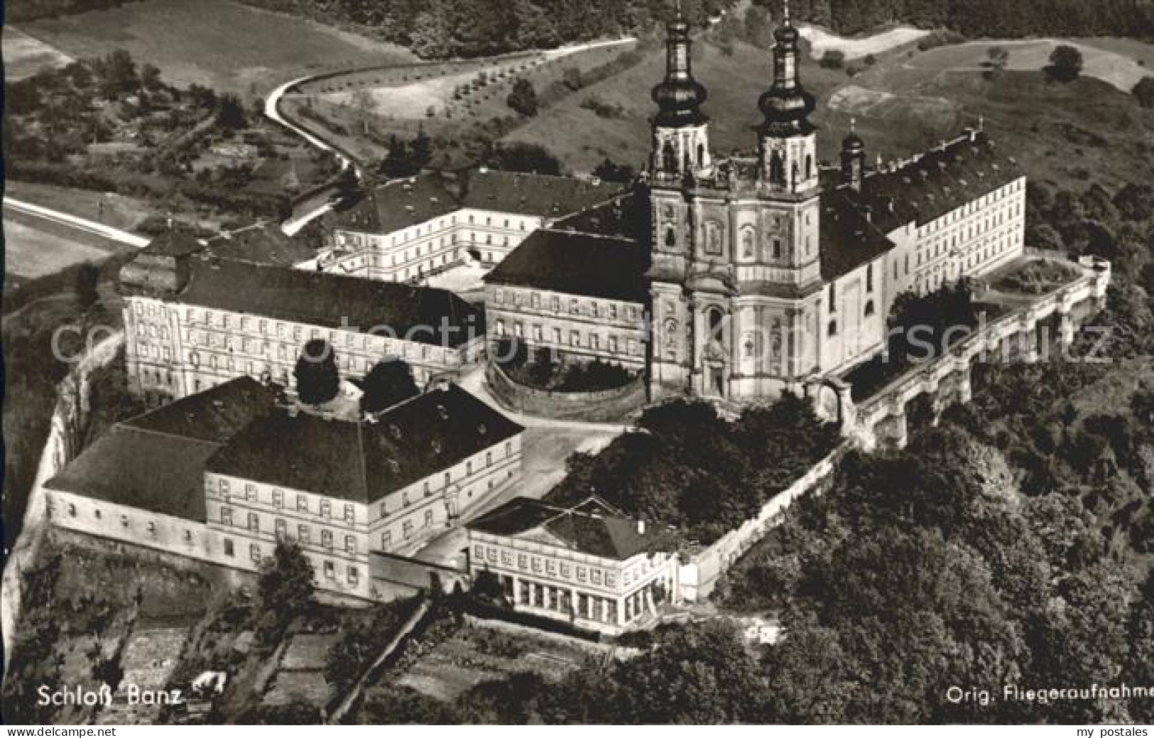 72922185 Bad Staffelstein Schloss Banz Fliegeraufnahme Bad Staffelstein - Staffelstein