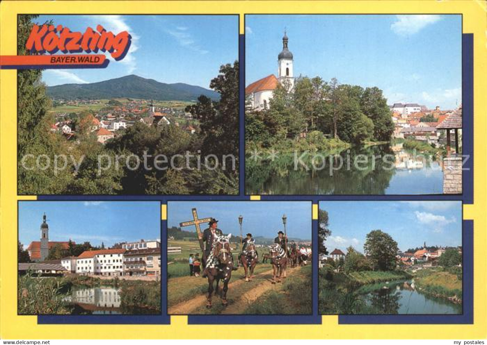 72922118 Koetzting Reiter In Tracht Teilansicht Bad Koetzting - Altri & Non Classificati