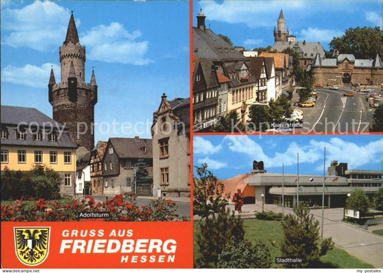 72922080 Friedberg Hessen Kaiserstrasse Stadthalle Adolfsturm Friedberg (Hessen) - Friedberg