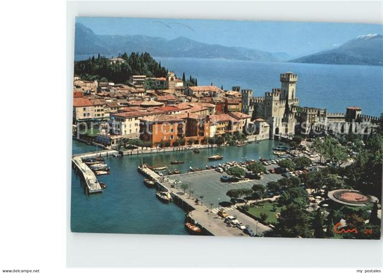 72921986 Sirmione Lago Di Garda Fliegeraufnahme Sirmione Lago Di Garda - Andere & Zonder Classificatie