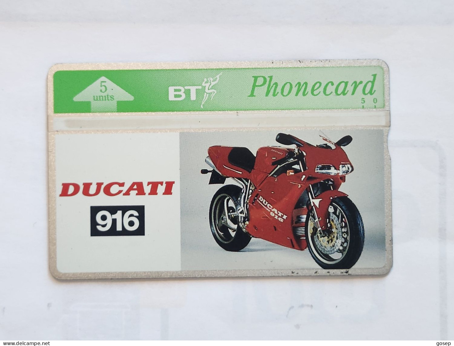 United Kingdom-(BTG-327)-Ducati-(1)-916-(494)(5units)(406B77586)(tirage-600)-price Cataloge-10.00£-mint - BT Algemene Uitgaven