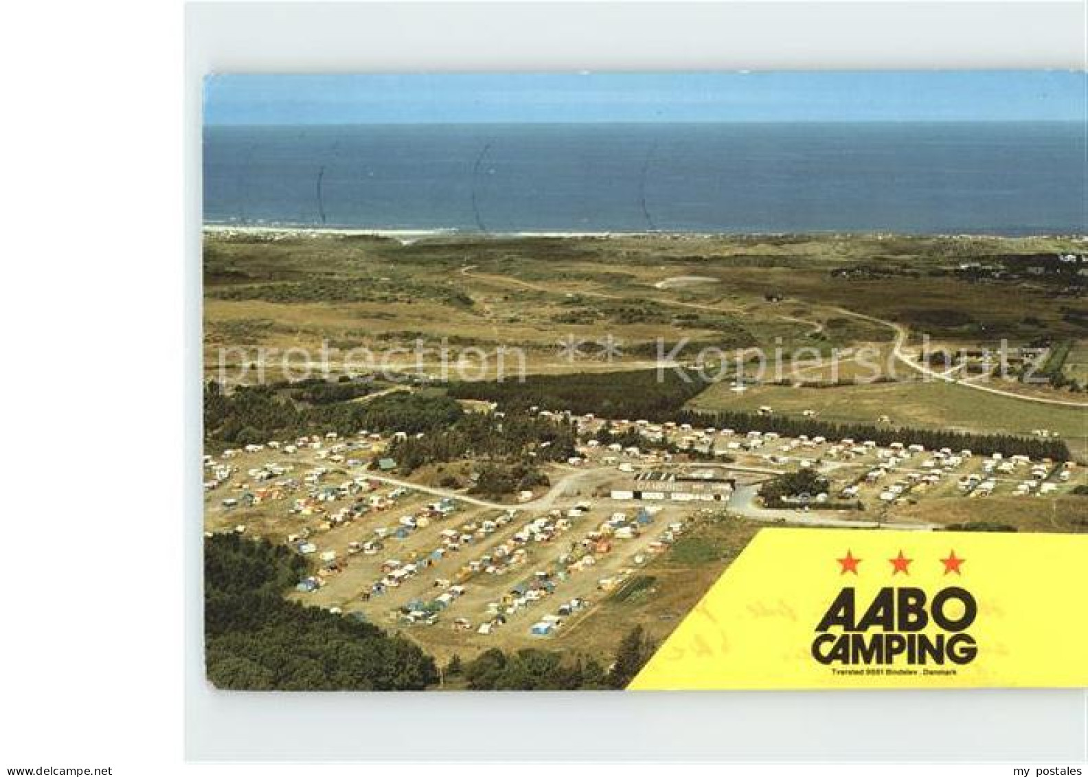 72921872 Bindslev Fliegeraufnahme Aabo Camping  Insel Nordwestjuetland - Dänemark