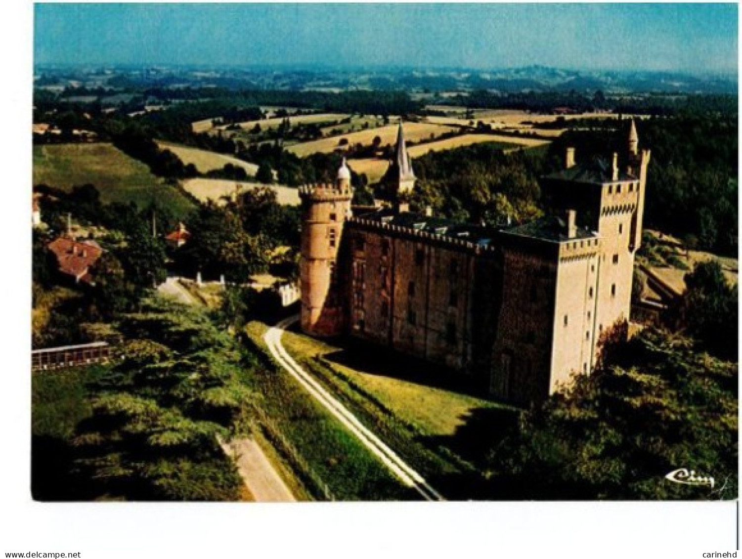 Saint-Blancard - Vue Aérienne, Château Des XIVe Et XVIe S - Otros & Sin Clasificación