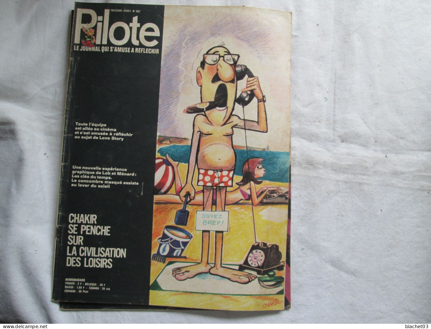 PILOTE Le Journal D'Astérix Et Obélix  N°597 - Pilote