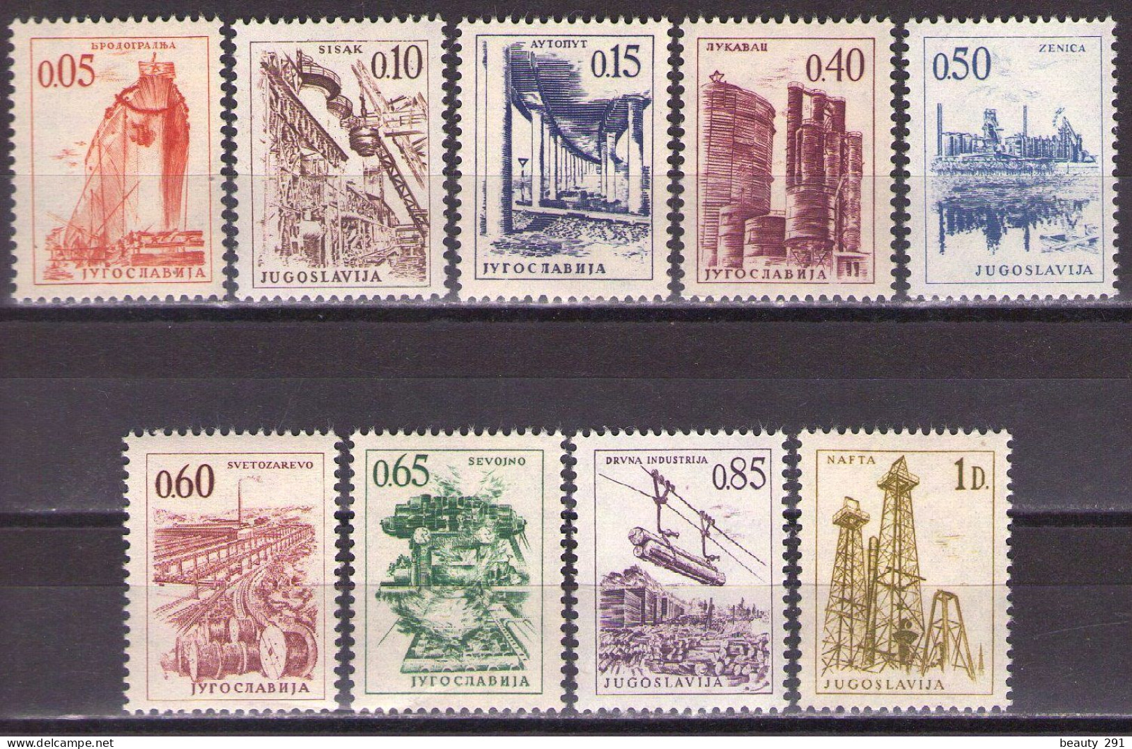 Yugoslavia 1966 - Definitive - Mi  1164 -1172 - MNH**VF - Unused Stamps