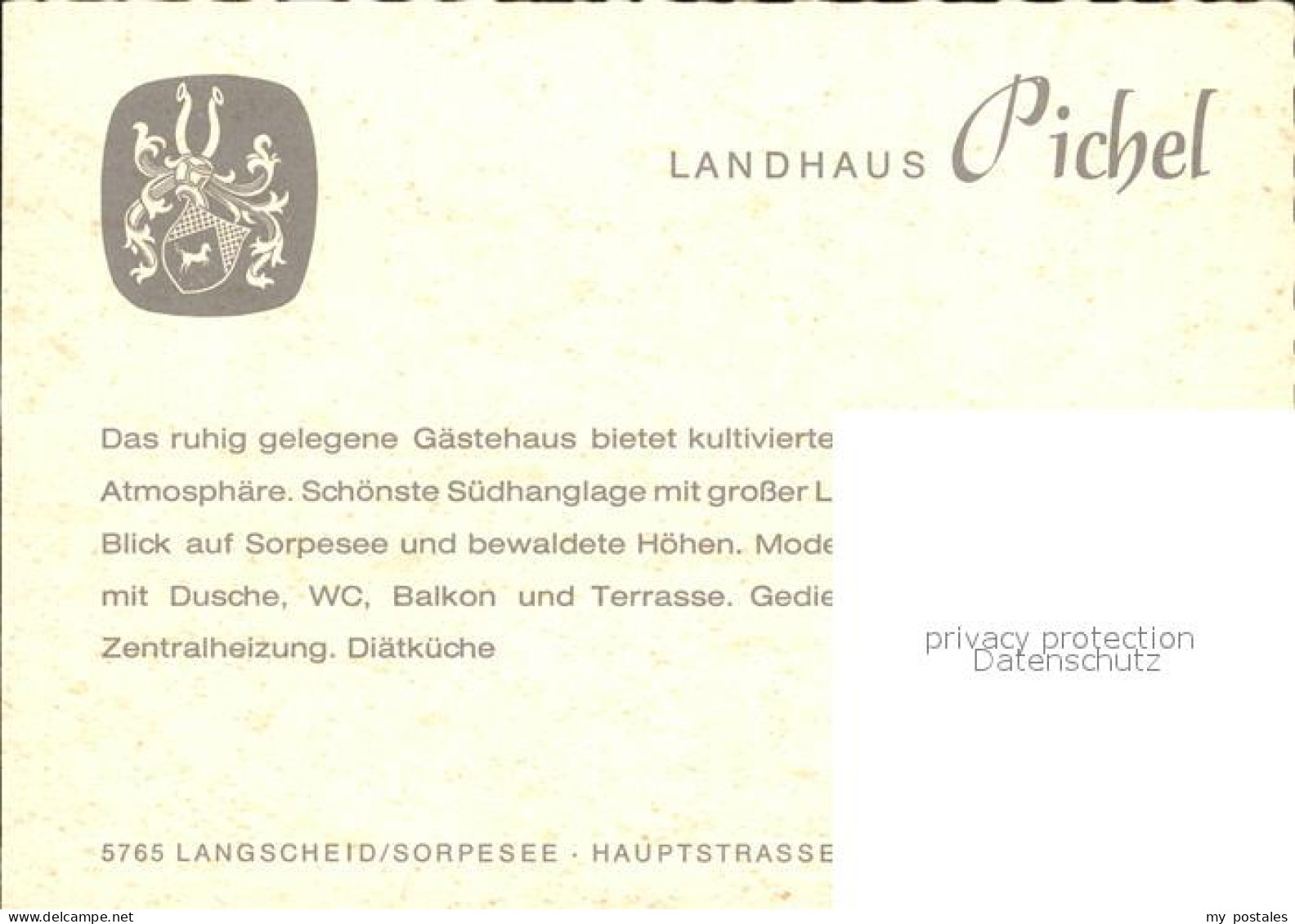 72921310 Sorpesee Sauerland Landhaus Pichel Restaurant Sorpesee Sauerland - Sundern