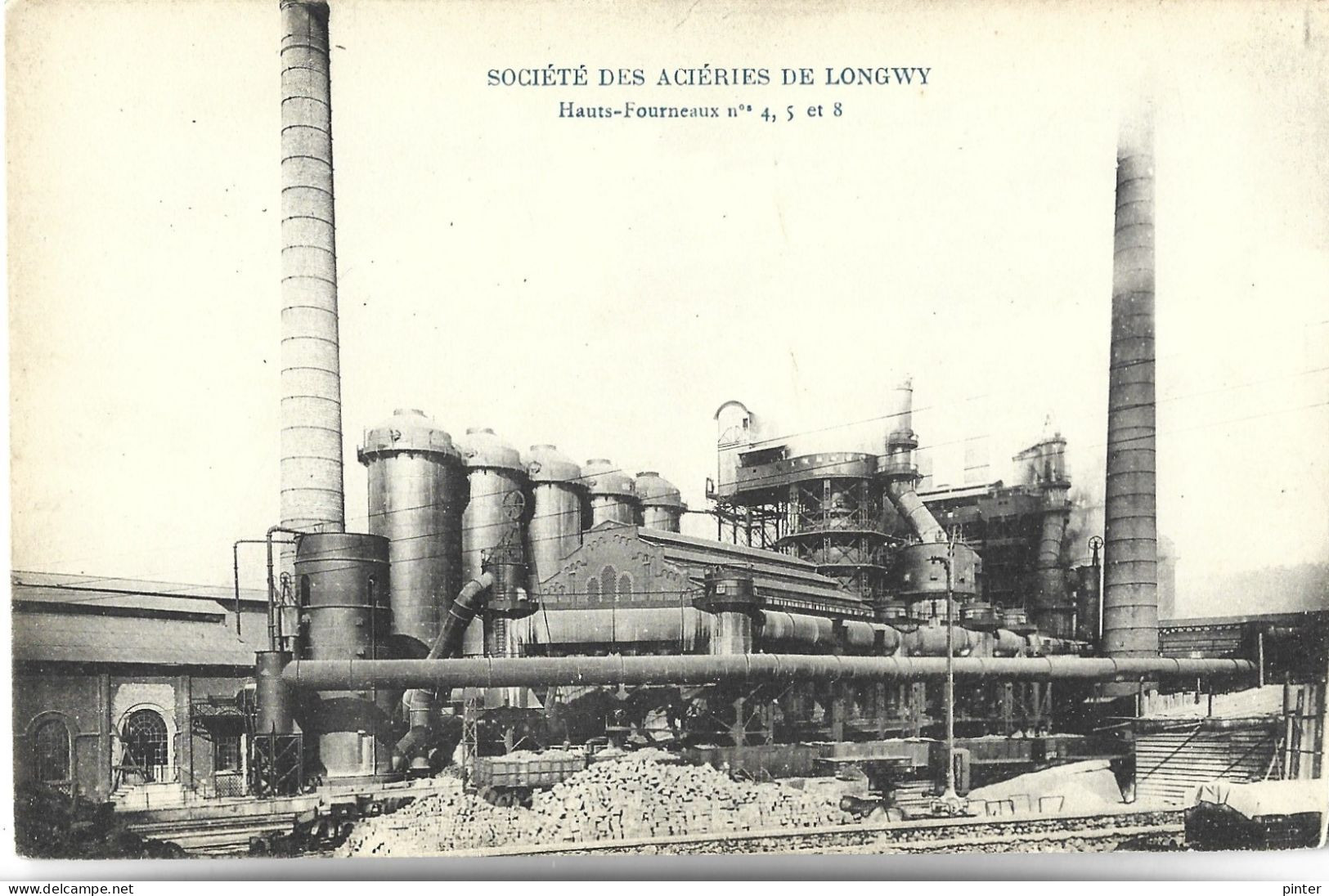 LONGWY - Société Des Aciéries De Longwy - Hauts Fourneaux N° 4,5 Et 8 - Longwy