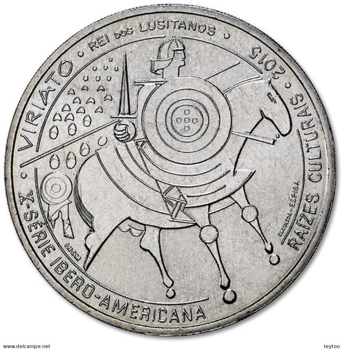 C2652# 7.50€, Portugal 2015. Raíces Culturales: Viriato, Rey De Los Lusitanos (BU) - Portugal