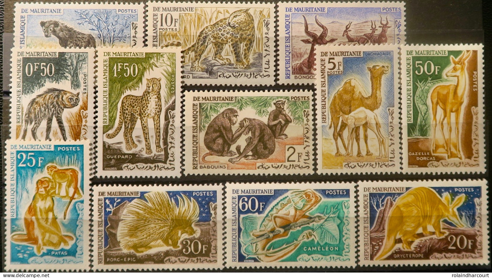 LP3844/2256 - MAURITANIE - 1963 - Faune - SUPERBE SERIE (COMPLETE) - N°165 à 176 NEUFS* - Mauritanië (1960-...)