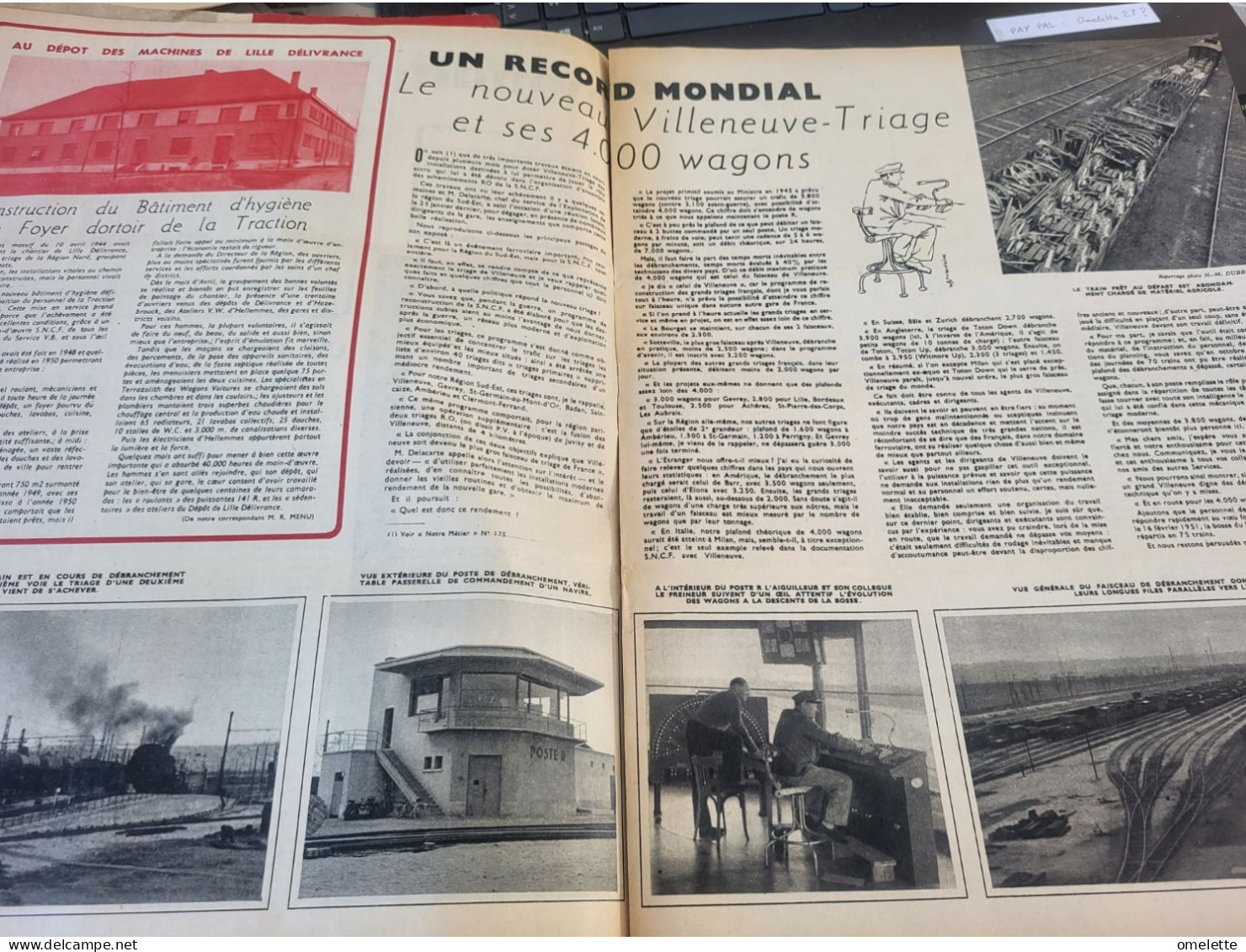 VIE RAIL 51 /TRIAGE TERGNIER /VILLENEUVE TRIAGE/TRAINS VOYAGEURS ETE 1951 /AUDUN LE ROMAN /VERDUN NOCES D OR KIRSCHNER - 1900 - 1949