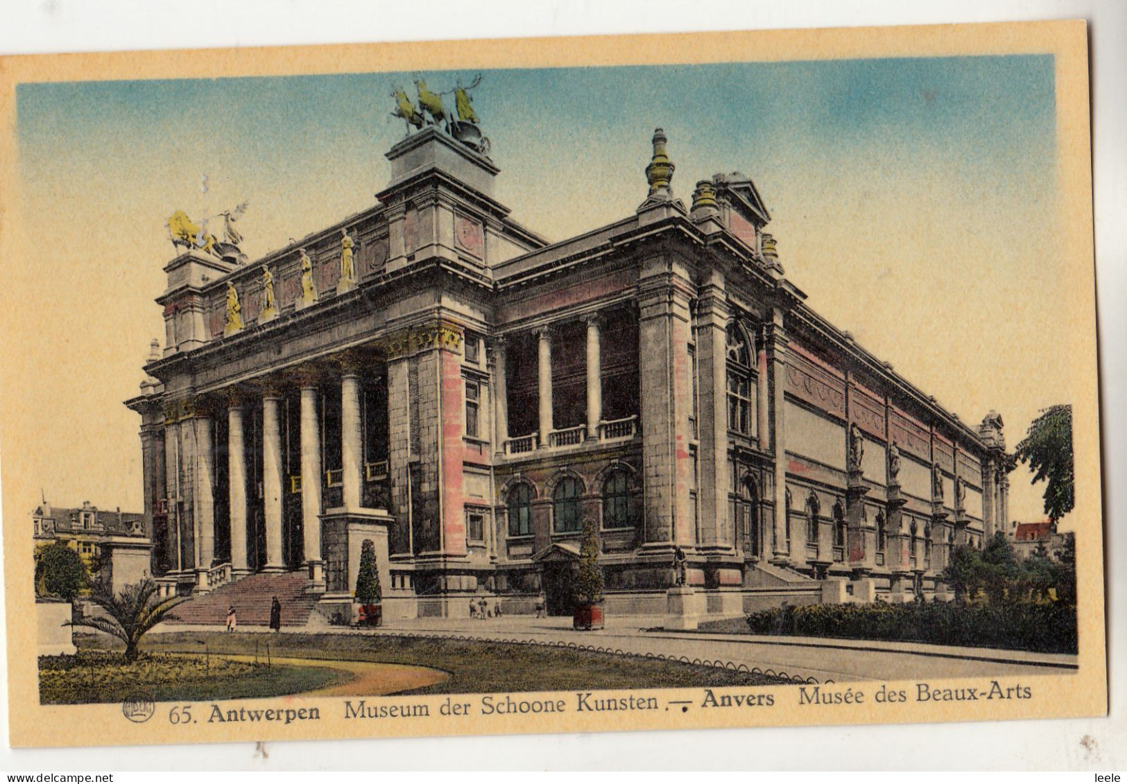 G99. Vintage Postcard. Antwerp. Belgium. Museum Of Fine Arts. - Antwerpen