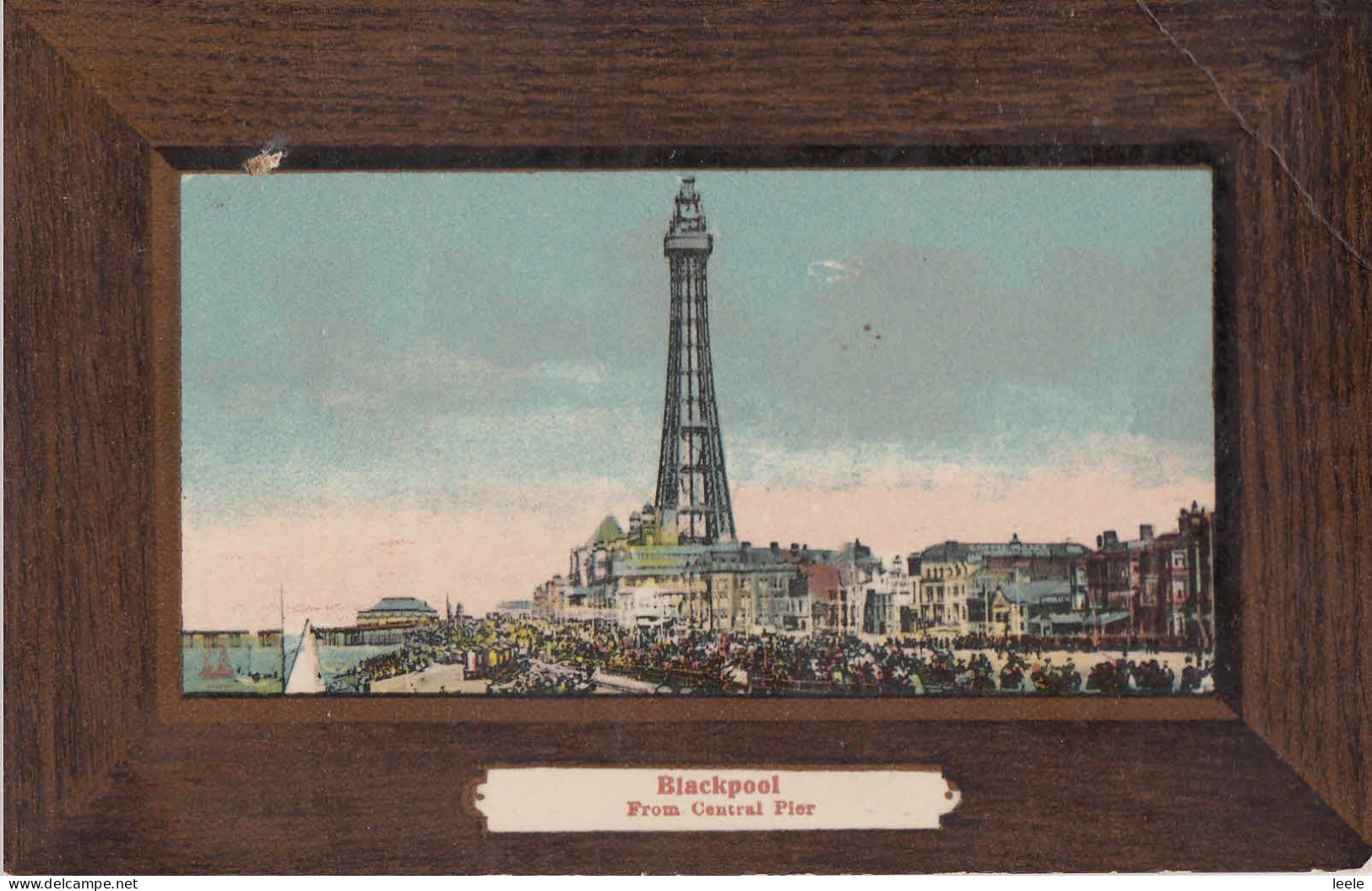 G40.  Vintage Postcard.  Blackpool From Central Pier. - Blackpool