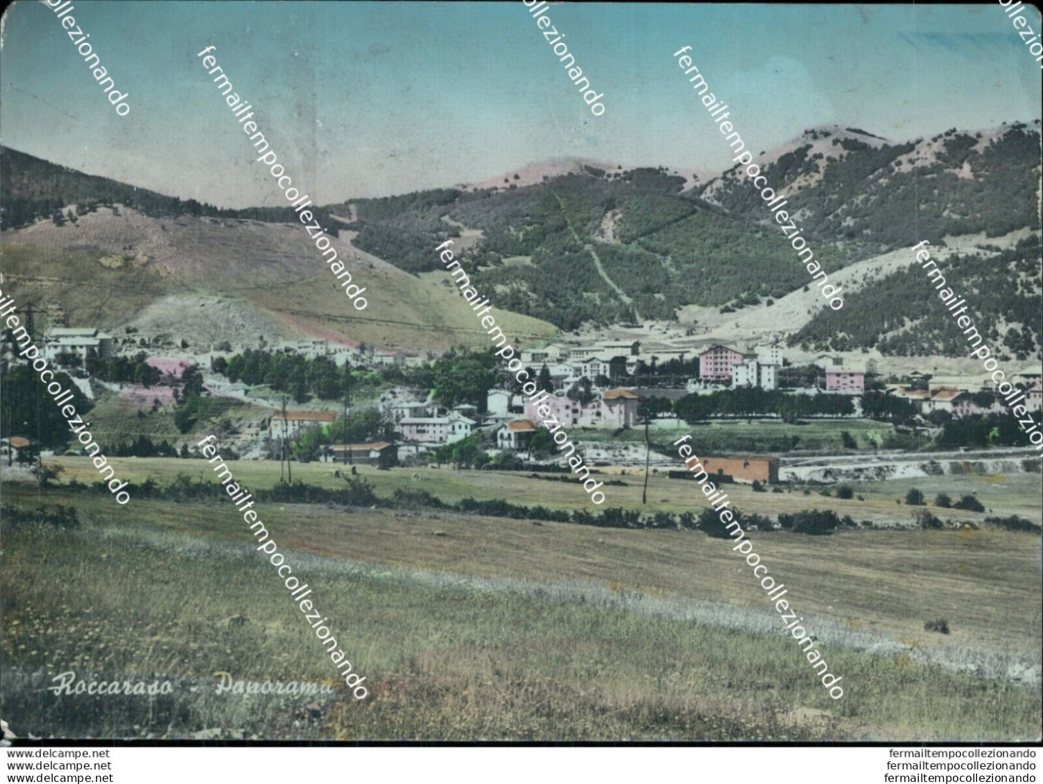 Ap495 Cartolina Roccaraso Panorama Provincia Di L'aquila - L'Aquila