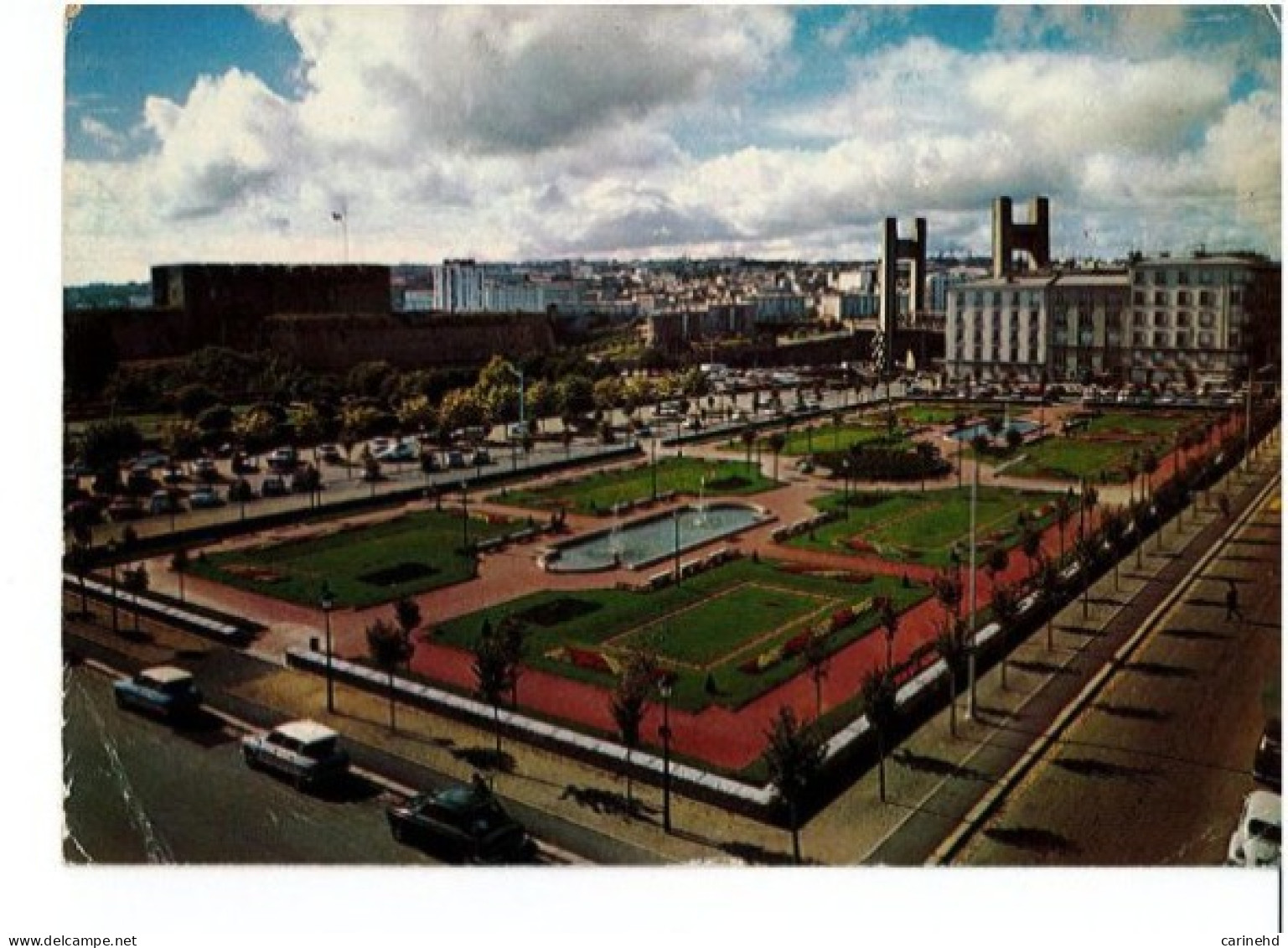 BREST GRAND PORT DE GUERRE JARDINS DE LA PLACE DU CHATEAU - Brest