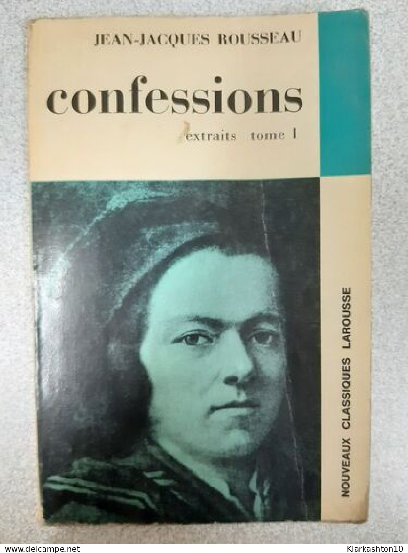 Confessions Tome 1 - Sonstige & Ohne Zuordnung