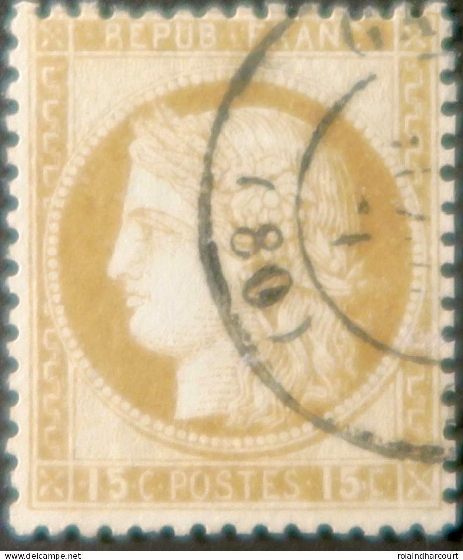 X1187 - FRANCE - CERES N°55 - CàD - 1871-1875 Cérès