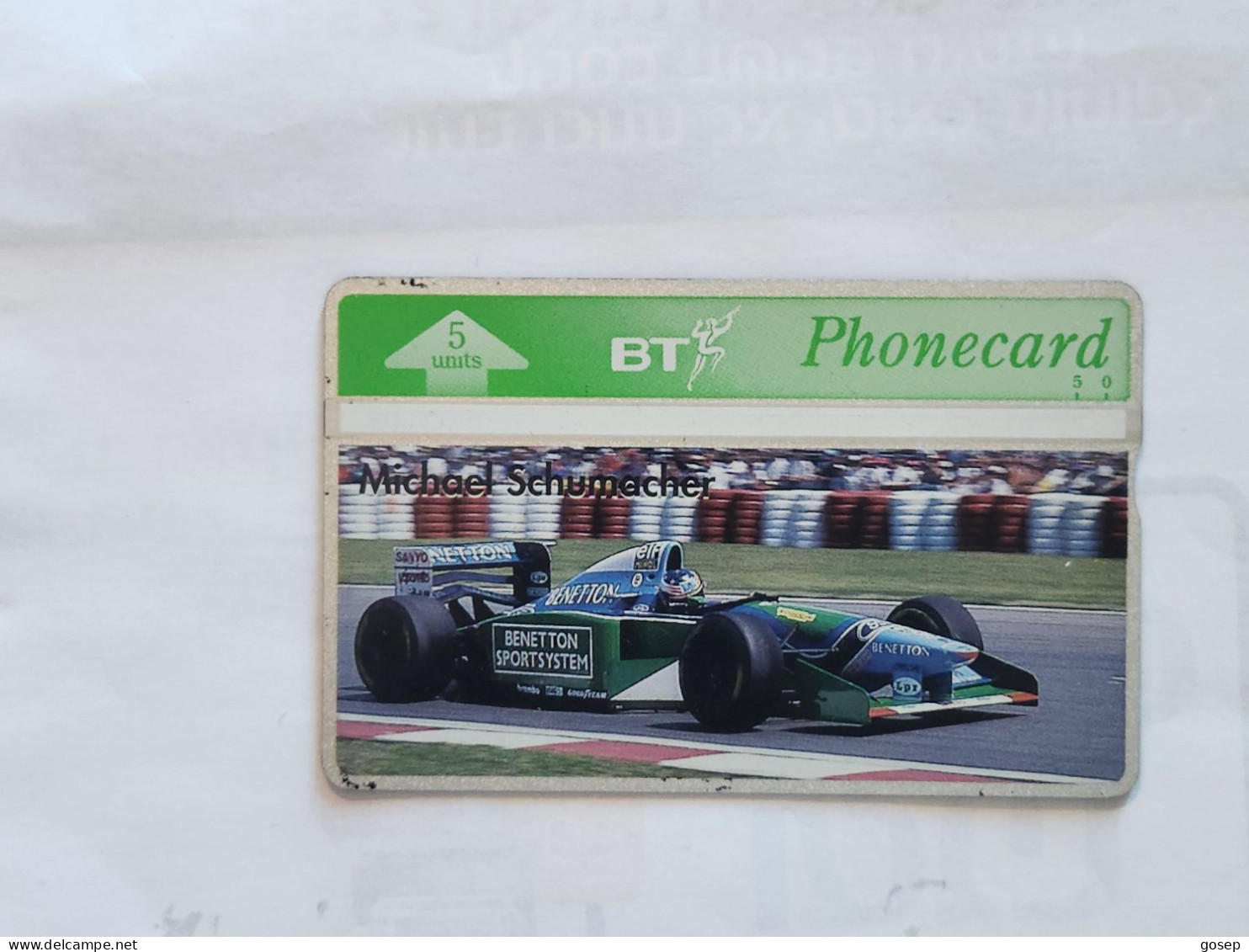 United Kingdom-(BTG-377)-Formula One-(1)-Michael-(496)(5units)(428L07692)(tirage-1.000)-price Cataloge--10.00£-mint - BT Edición General