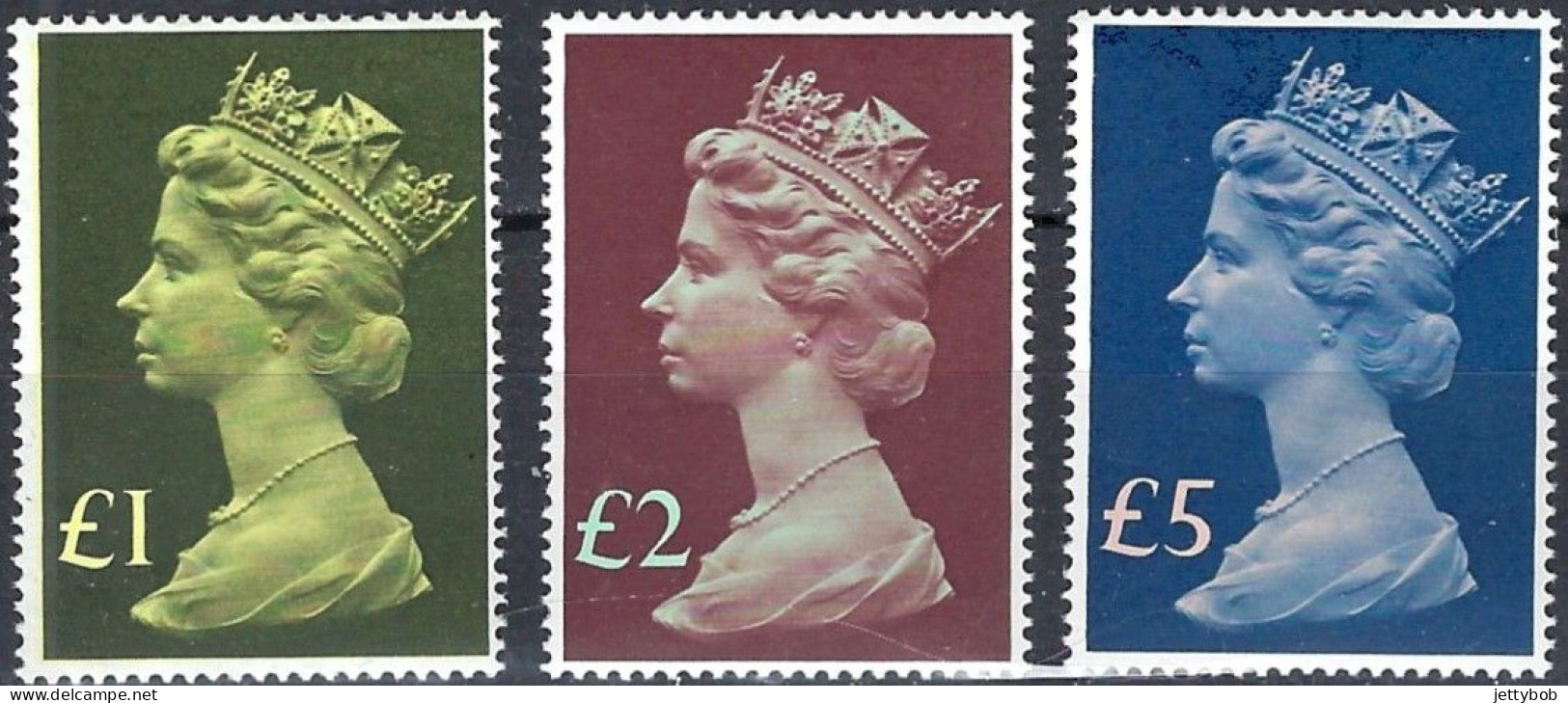 GB 1971-81 QEII Machin Definitives 34 Values MM - Nuevos