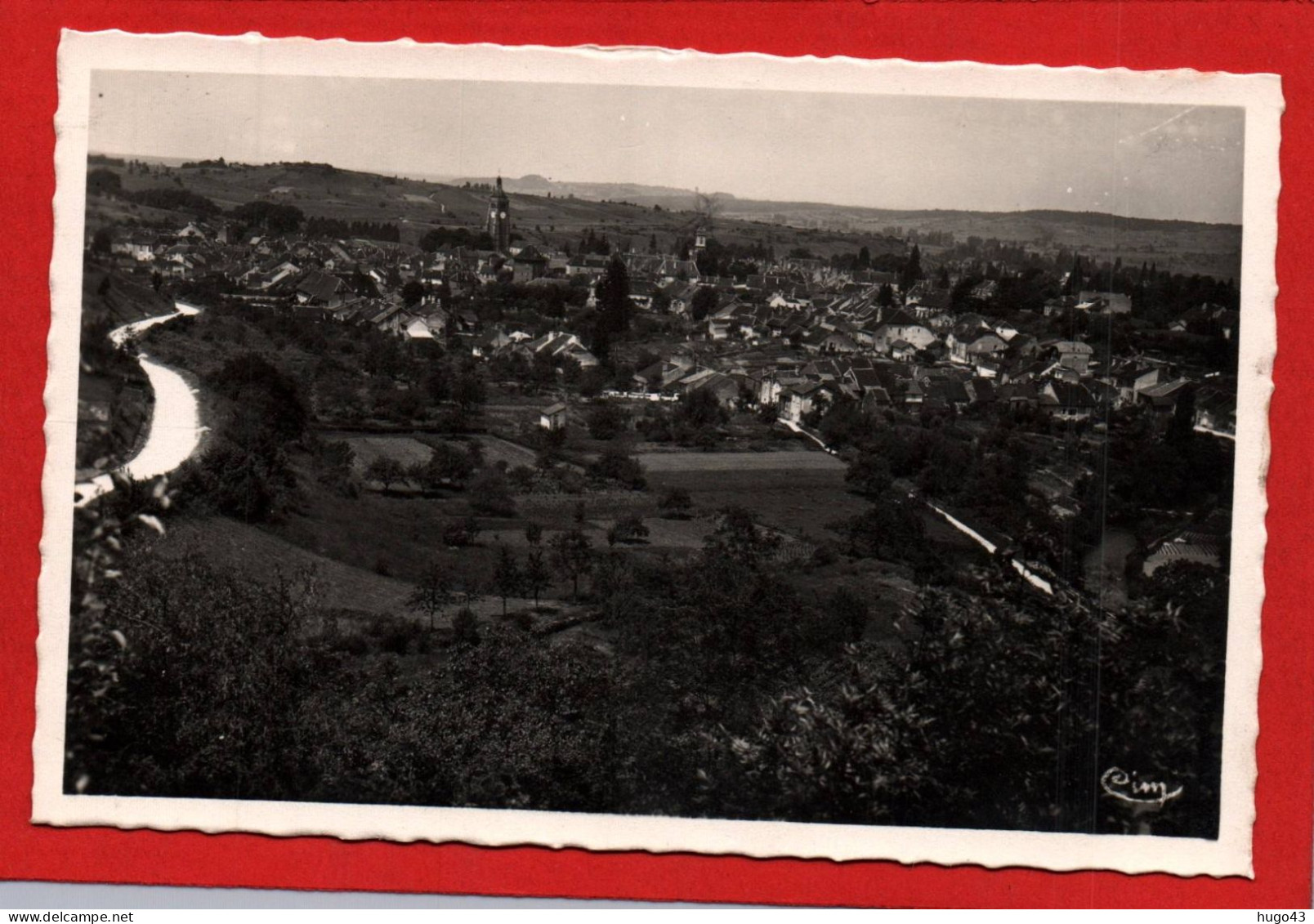 (RECTO / VERSO) ARBOIS - VUE GENERALE - FORMAT CPA - Arbois