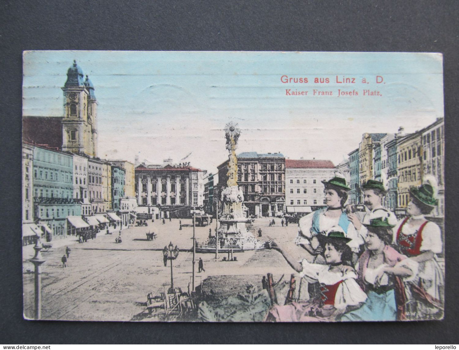 AK LINZ Collage 1908 /// D*59576 - Linz