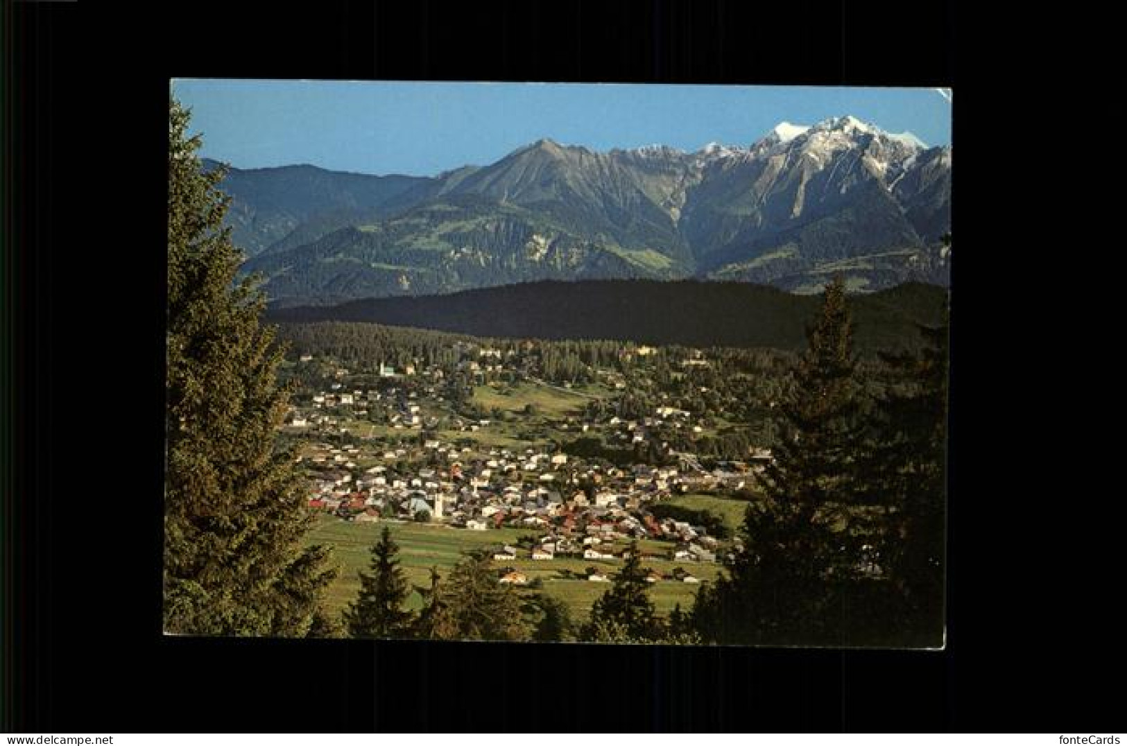 11337408 Flims Dorf Blick Avn Spalegna Und Waldhaus Gegen Die Signina Flims Dorf - Sonstige & Ohne Zuordnung